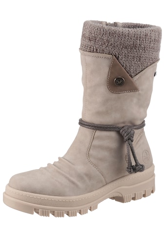 Rieker Winterstiefel su Strickschaft