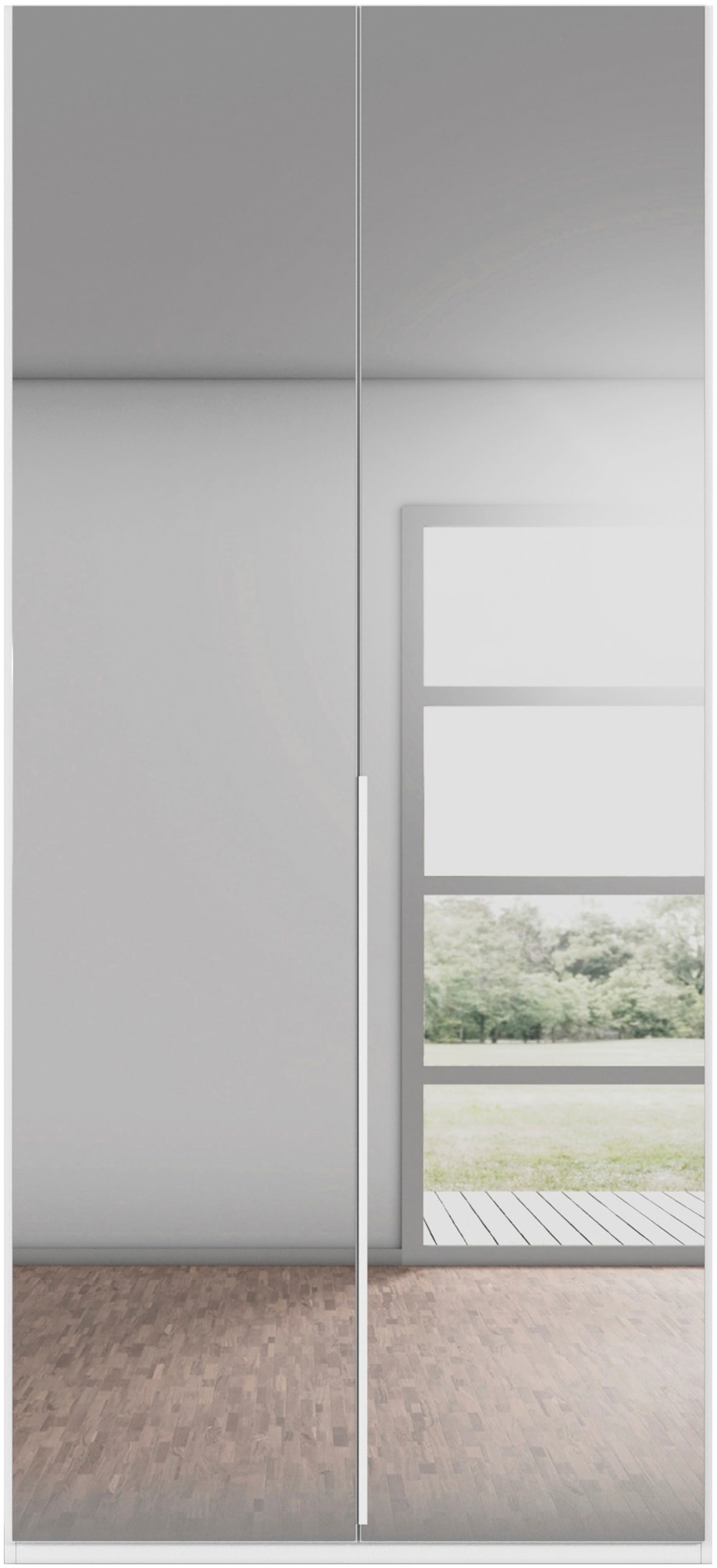 LeGer Home by Lena Gercke Kleiderschrank »Schrank Garderobe Ankleide Schlafzimmer Flur Serina«, (in 3 verschiedenen Ausstattungen BASIC/CLASSIC/PREMIUM), in 6 Breiten (101 - 401 cm) mit Front Glas oder Dekor MADE IN GERMANY