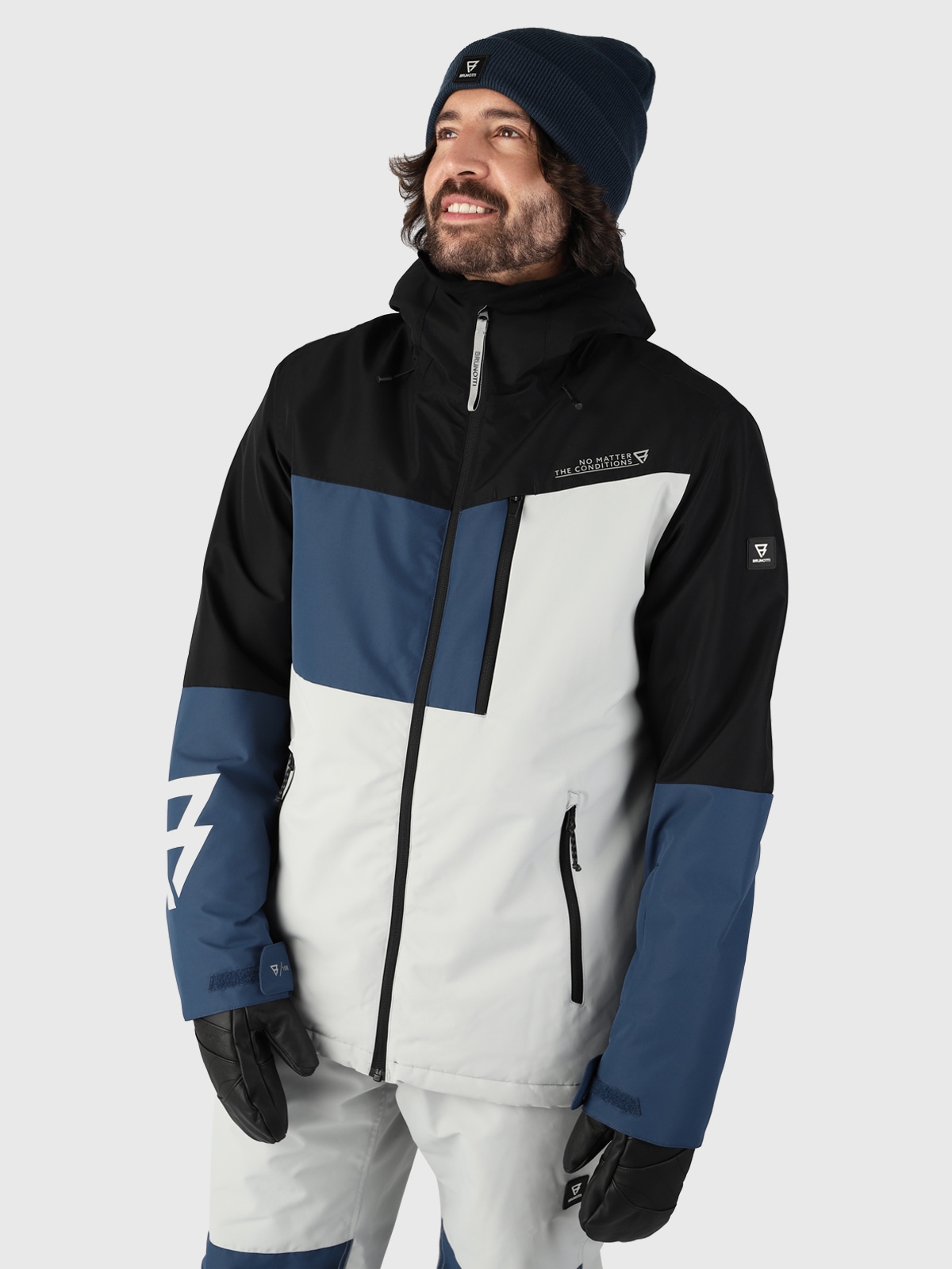 Skijacke »Flynners Men Snow Jacket«, mit Kapuze