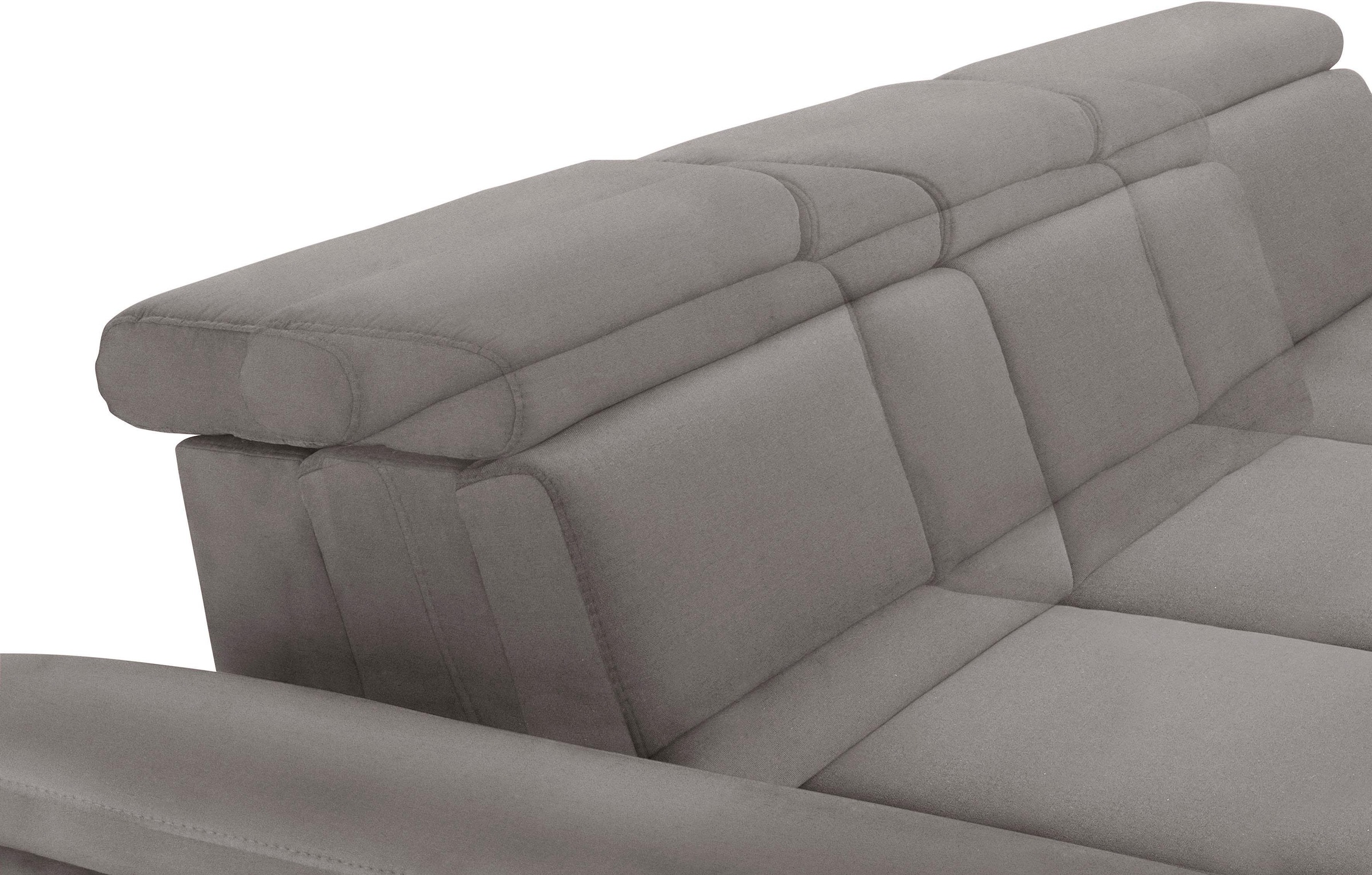 sit&more Ecksofa »Scorpio L-Form«, inklusive Sitztiefenverstellung, wahlweise mit Kopfverstellung
