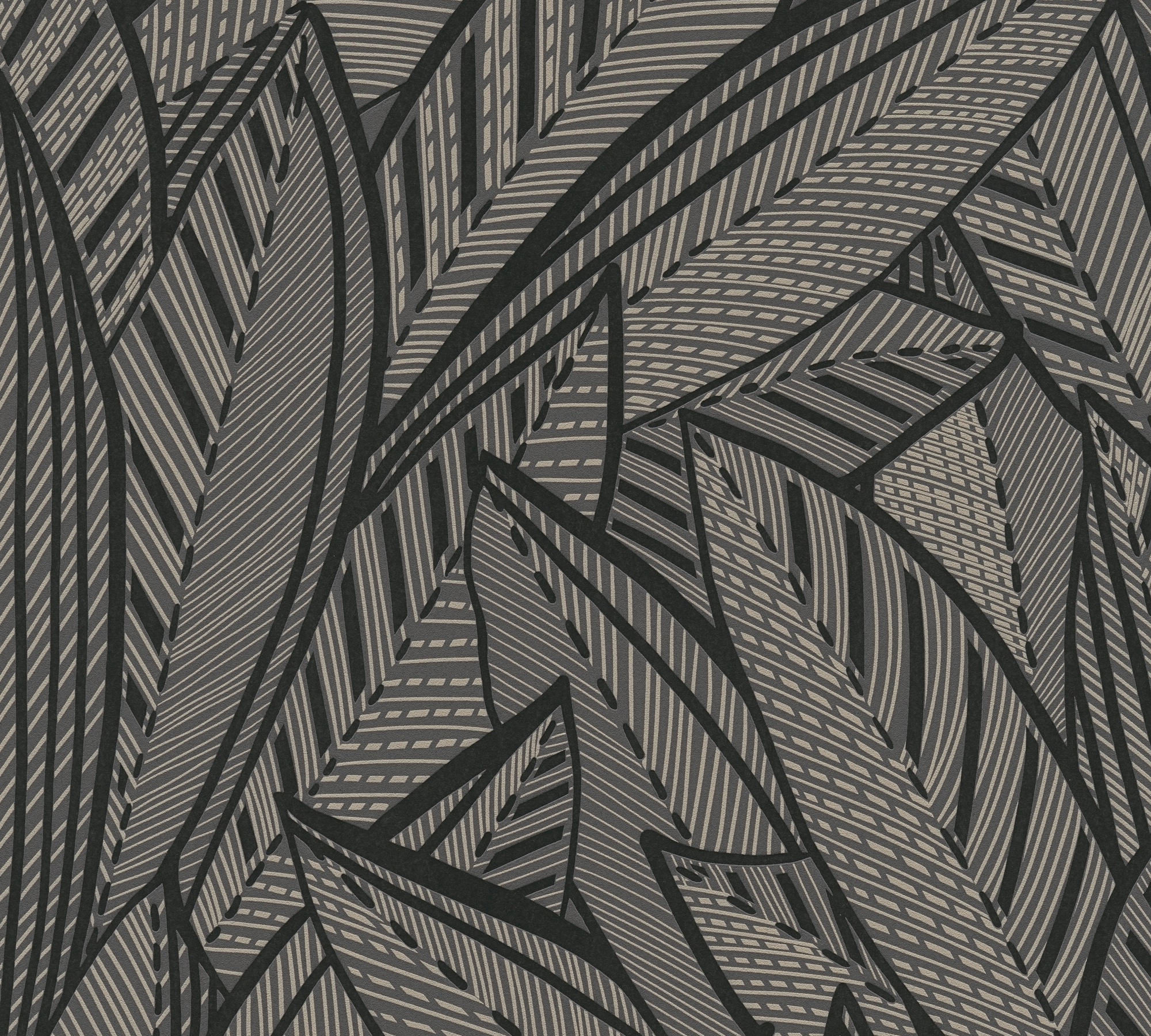 Thumbnail - A.S. Création Vliestapete "French Affair Blätter-Tapete Mustertapete Floral Blattmuster" leicht glänzend strukturiert Vl...