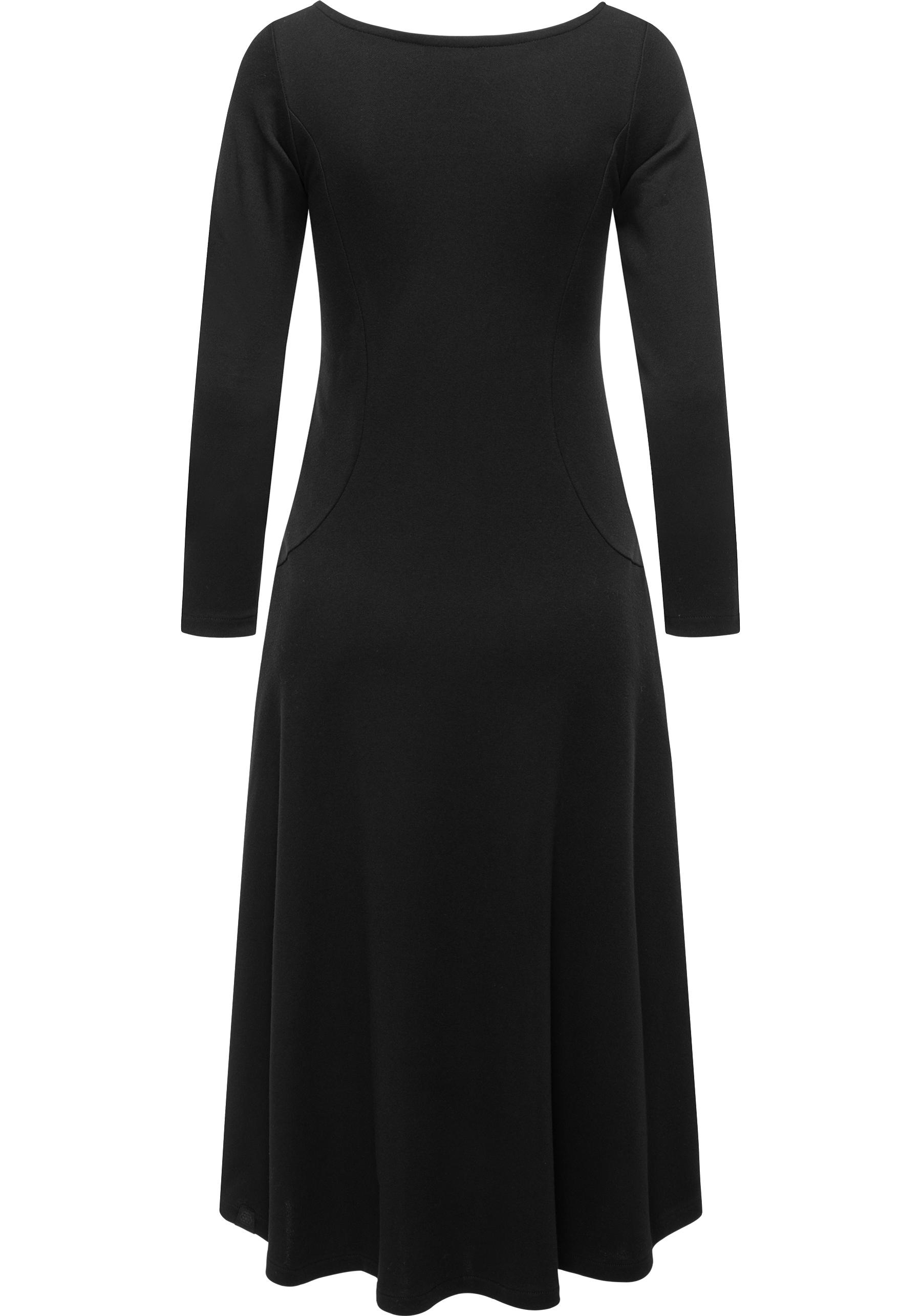 Thumbnail - Ragwear A-Linien-Kleid "Appero Long" Ohne Tasche Stylisches Langarm-Kleid für den Winter