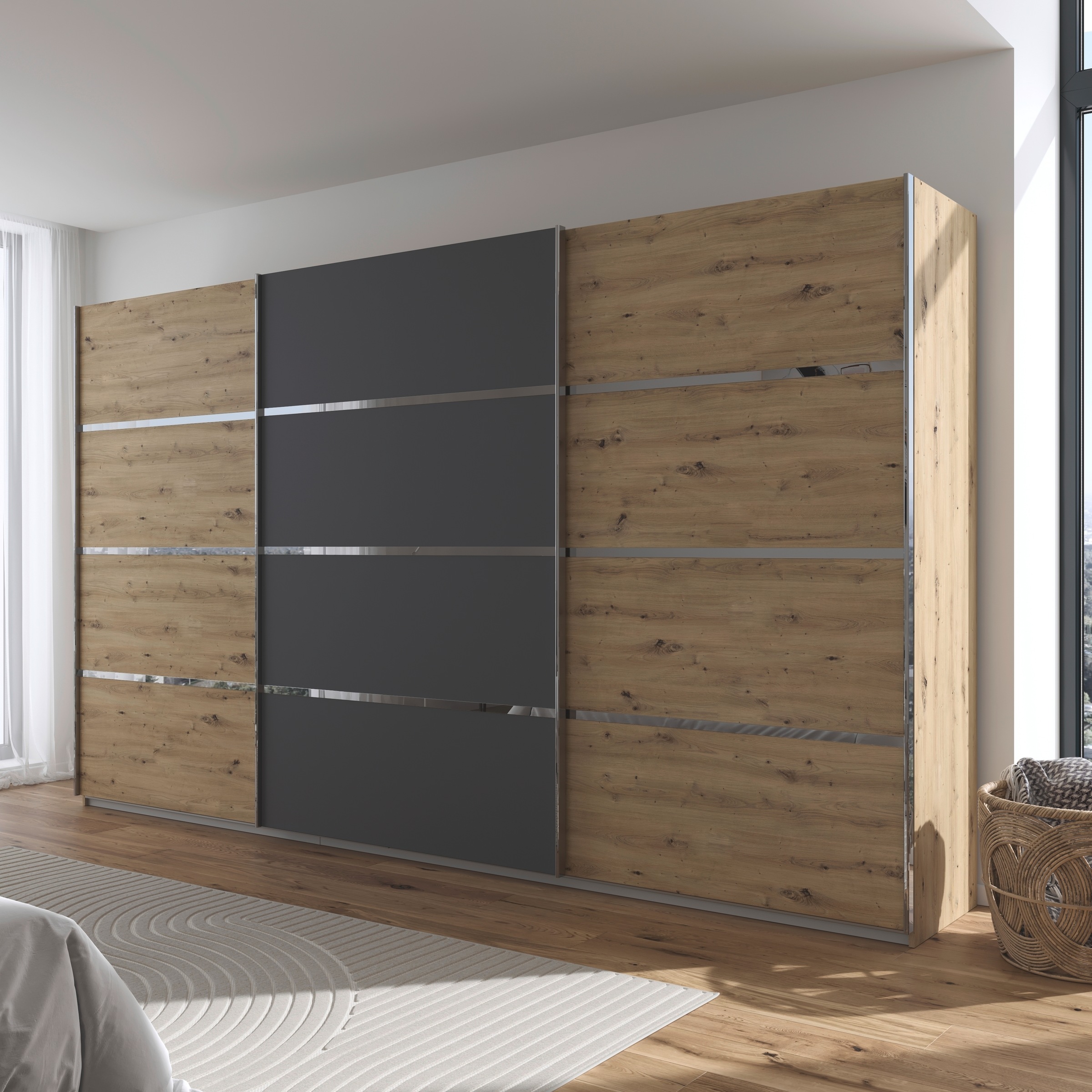 rauch Kleiderschrank "Schwebetürenschrank Garderobe Schrank TOP ANGEBOT Avo günstig online kaufen