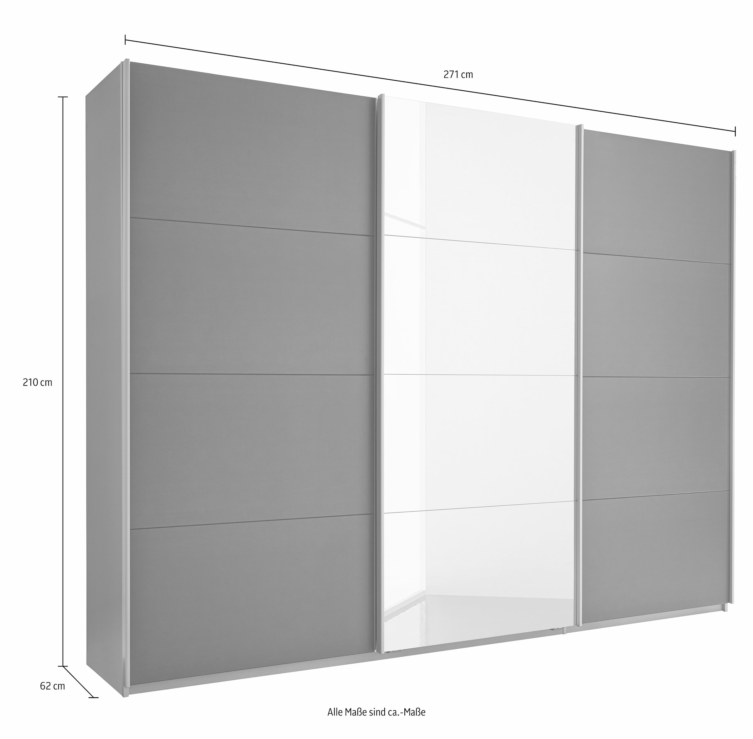 rauch Schwebetürenschrank »Tubona«, | zusätzlichen inkl. bestellen BAUR und Einlegeböden Schubkasteneinsatz