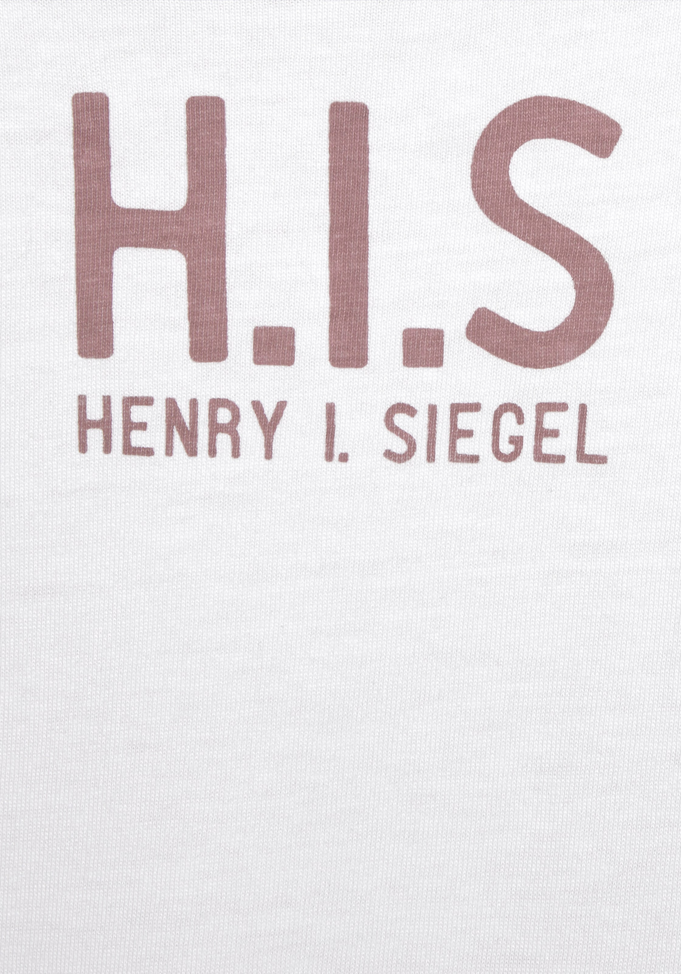 H.I.S Kurzarmshirt, mit BAUR online Logoprint bestellen hinten 
