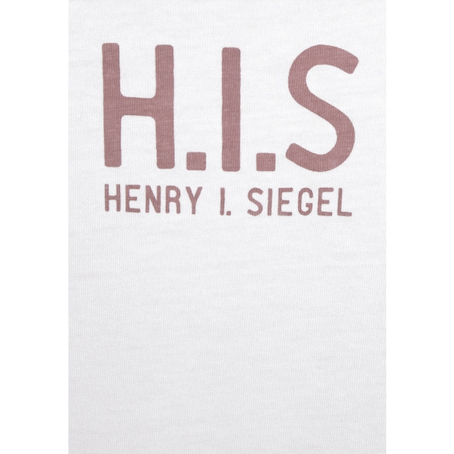 H.I.S Kurzarmshirt, mit Logoprint hinten online bestellen | BAUR