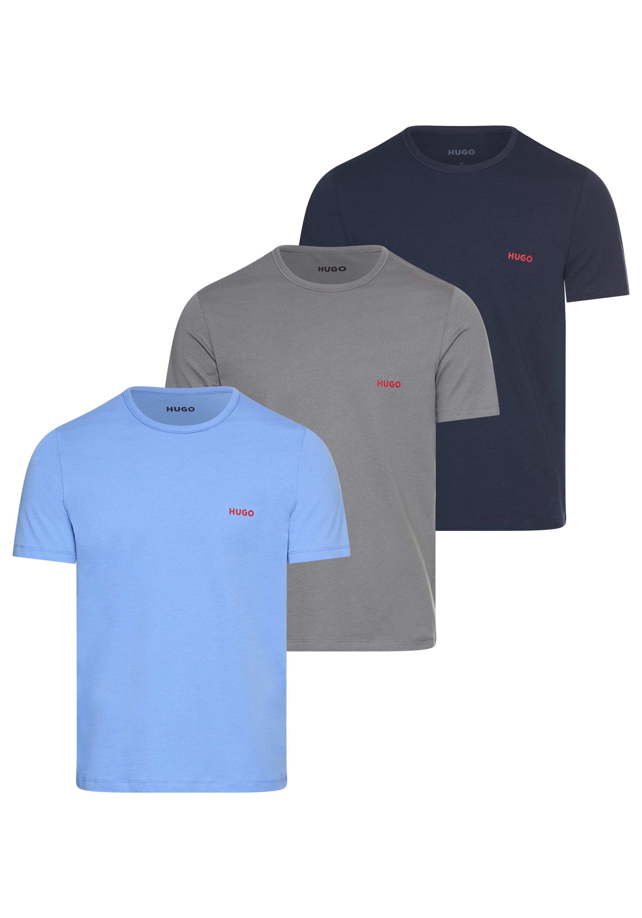 HUGO T-Shirt RN TRIPL (Packung, 3-tlg) günstig online kaufen