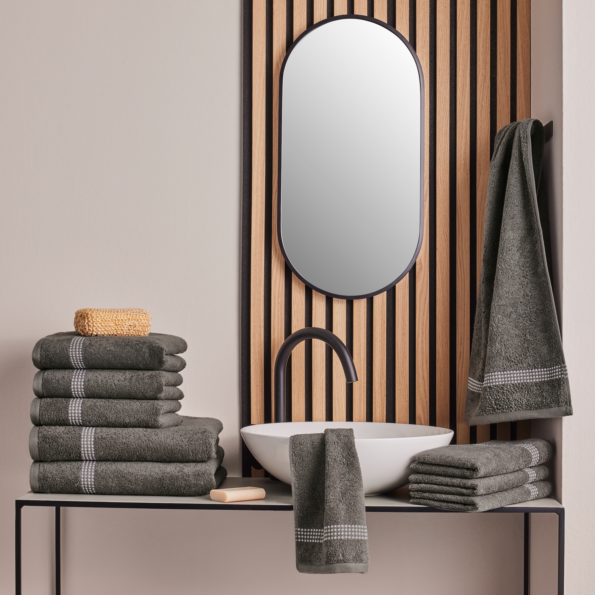 OTTO home Handtuch Set "Kapra, Premium Handtücher, 100% Baumwolle, 500 gr/m günstig online kaufen