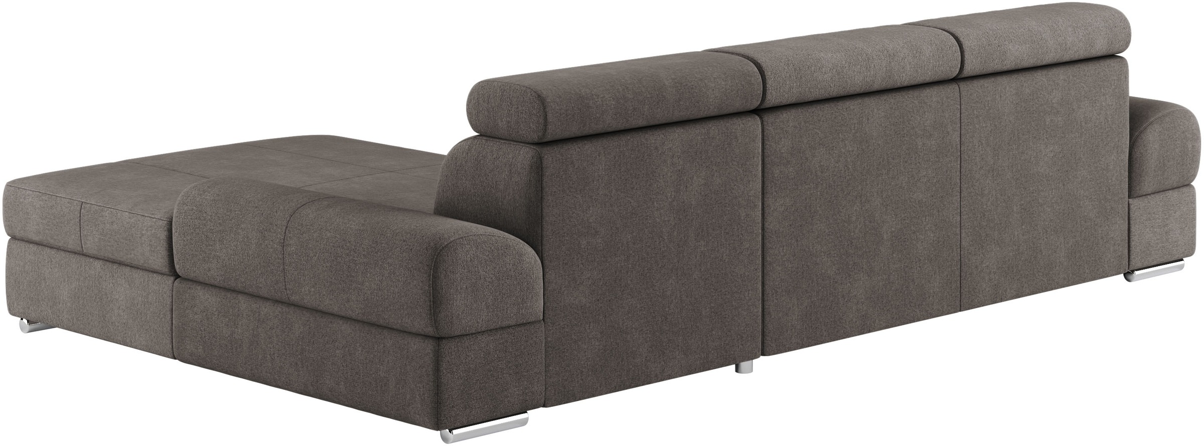 sit&more Ecksofa »Broadway L-Form«, inklusive Kopfteilverstellung, wahlweise mit Bettfunktion