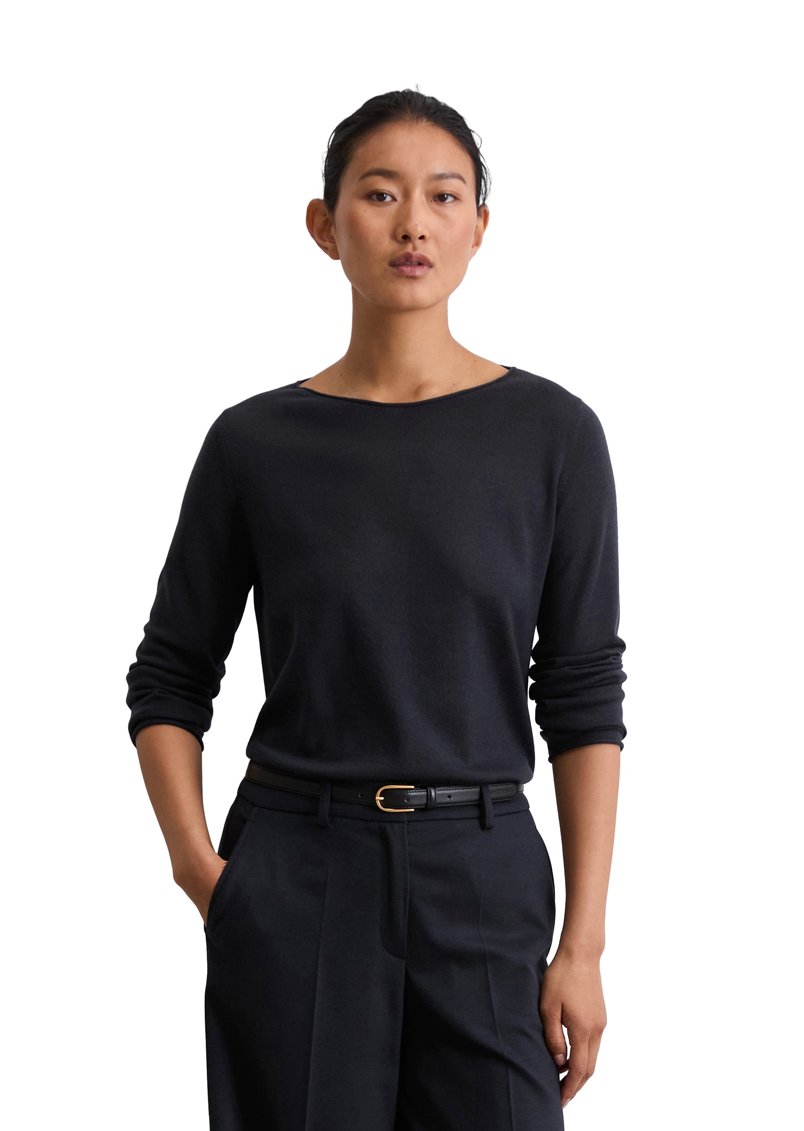 Marc OPolo Strickpullover "aus weicher Merinowolle" günstig online kaufen
