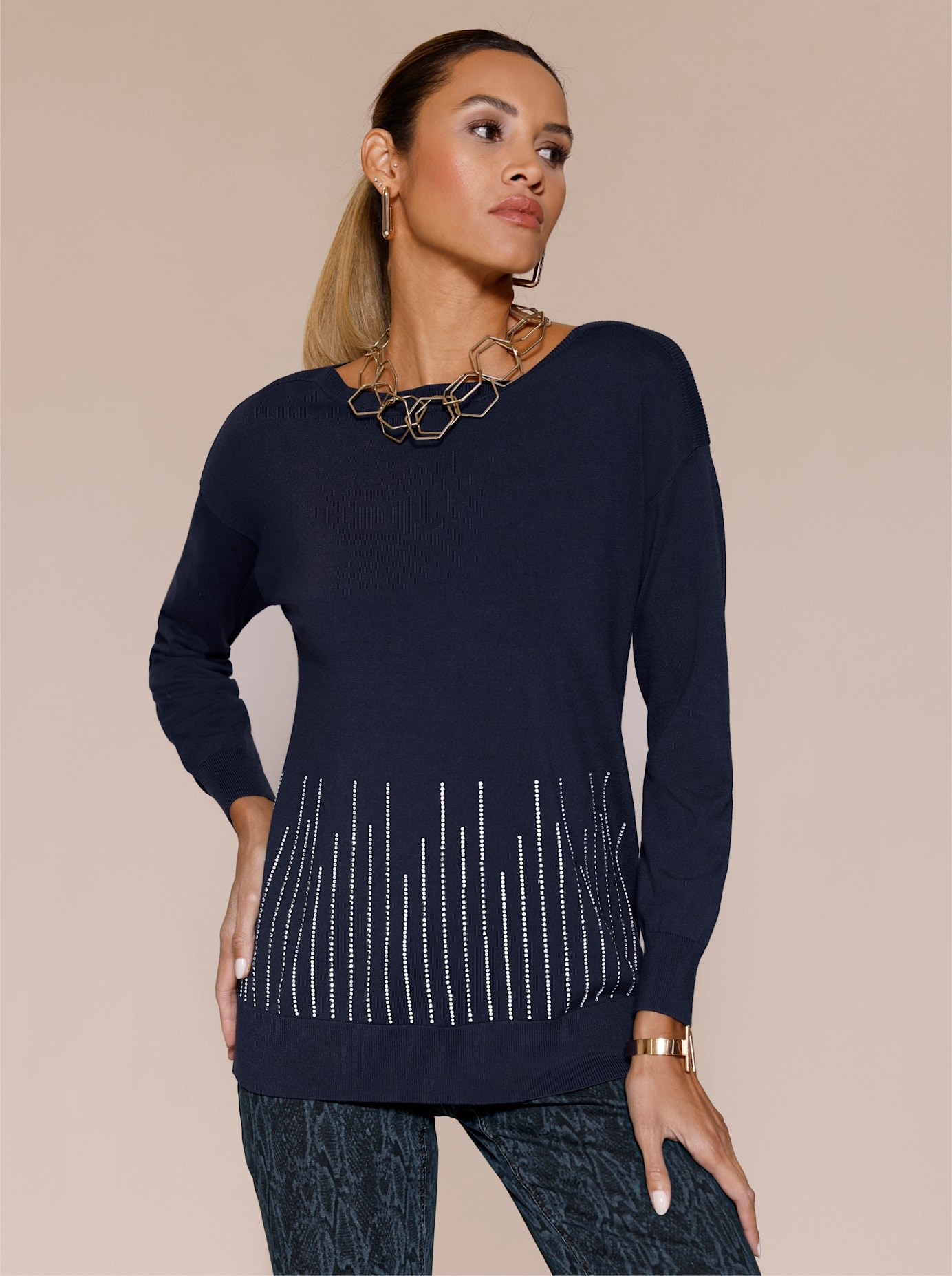 creation L Strickpullover "Lyocell-Mix-Pullover"