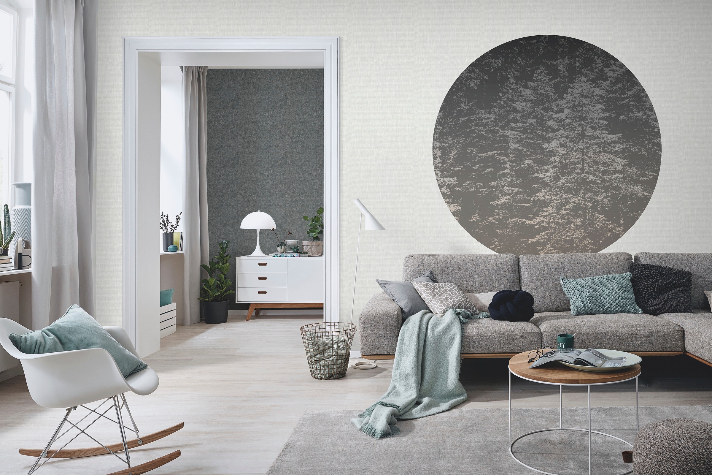 Fashion for walls Fototapete »Hazy Pines«, floral-gepflegt, Phthalate frei