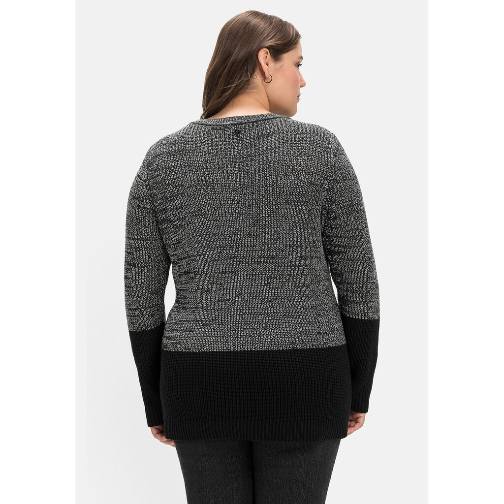 Sheego Rundhalspullover »Pullover«