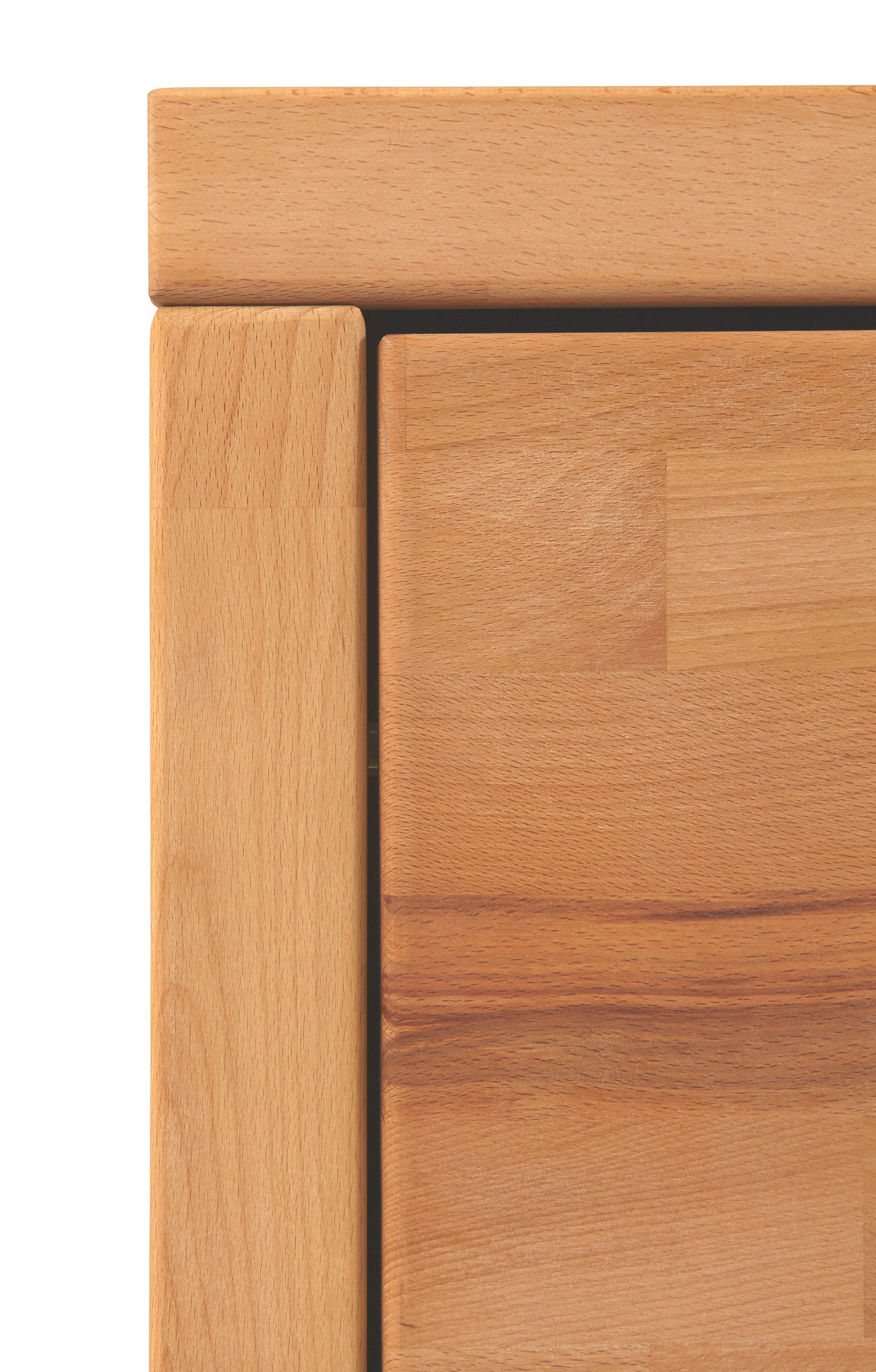 Thumbnail - Home affaire Wohnwand "Logo,Fronten Massivholz,Korpus Holzwekstoff,viel Stauraum" Set, 4 Stk. tlg.