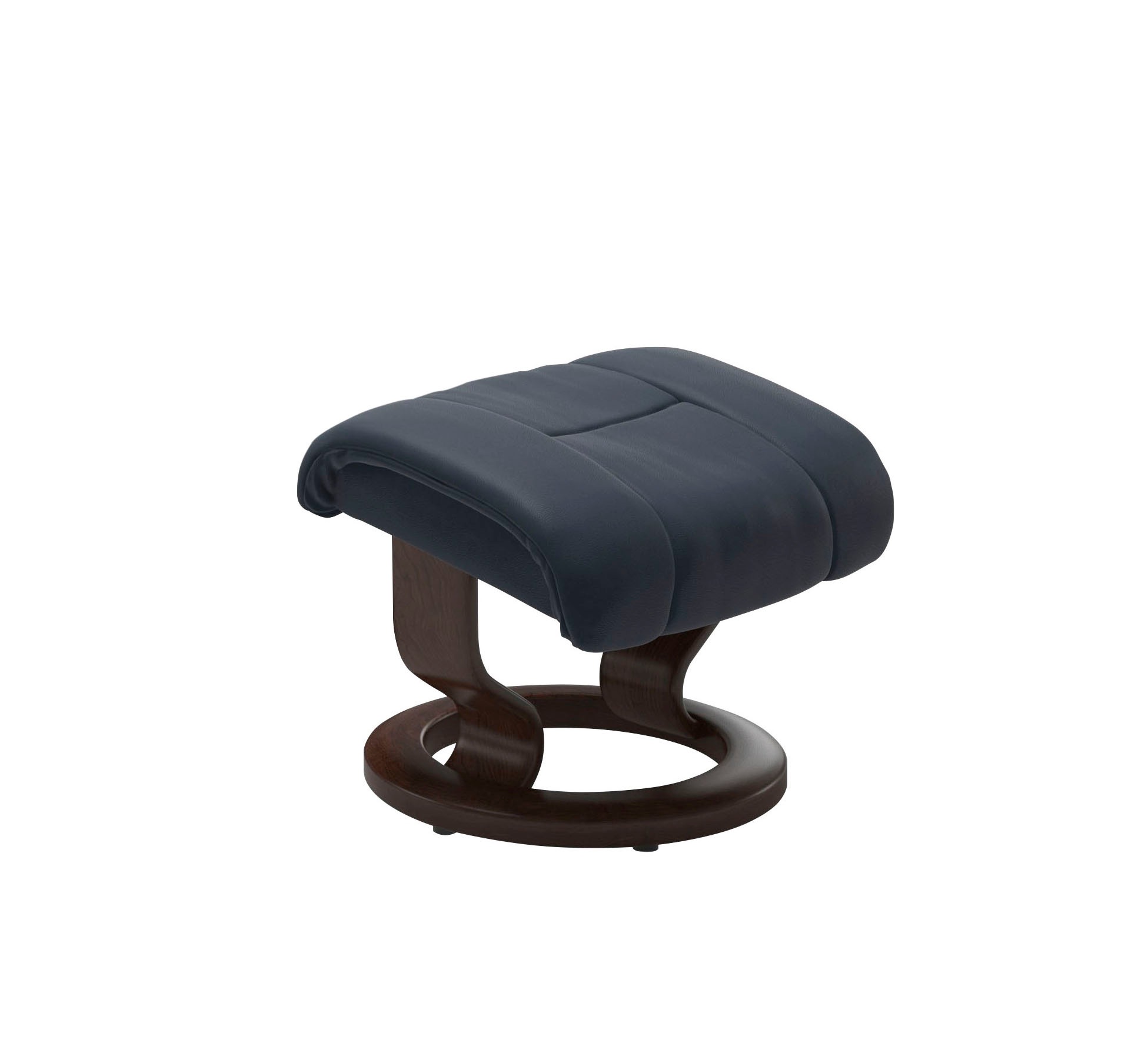 Stressless® Relaxsessel »Reno«, (Set, Relaxsessel mit Hocker), mit Hocker, mit Classic Base, Größe S, M & L, Gestell Braun