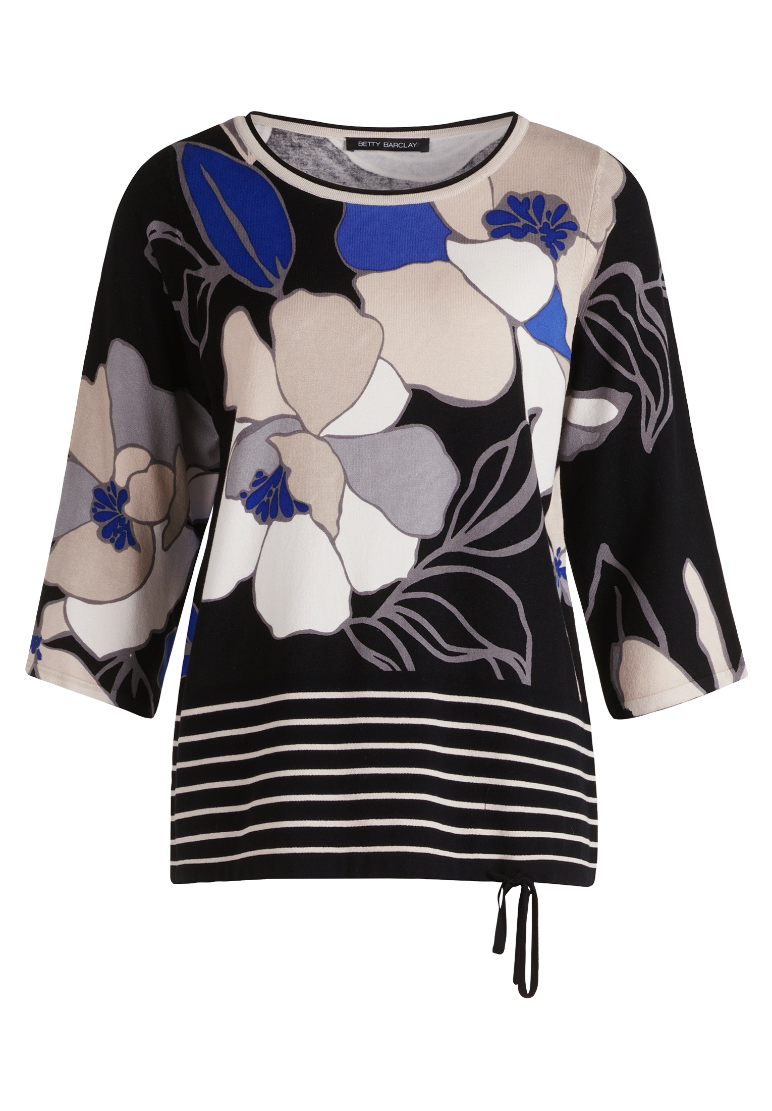 Betty Barclay Strickpullover »Betty Barclay Feinstrickpullover mit Blumenprint«, (1 tlg.), Druck