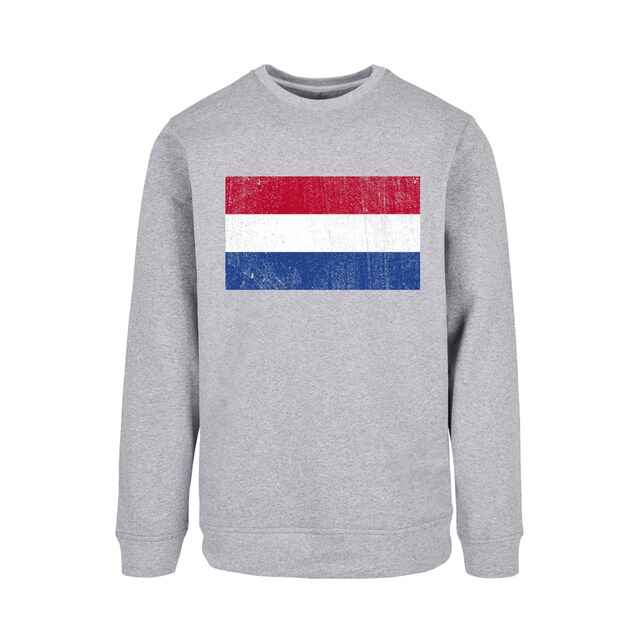 F4NT4STIC Kapuzenpullover »Netherlands NIederlande Holland Flagge distressed«,  Print ▷ für | BAUR