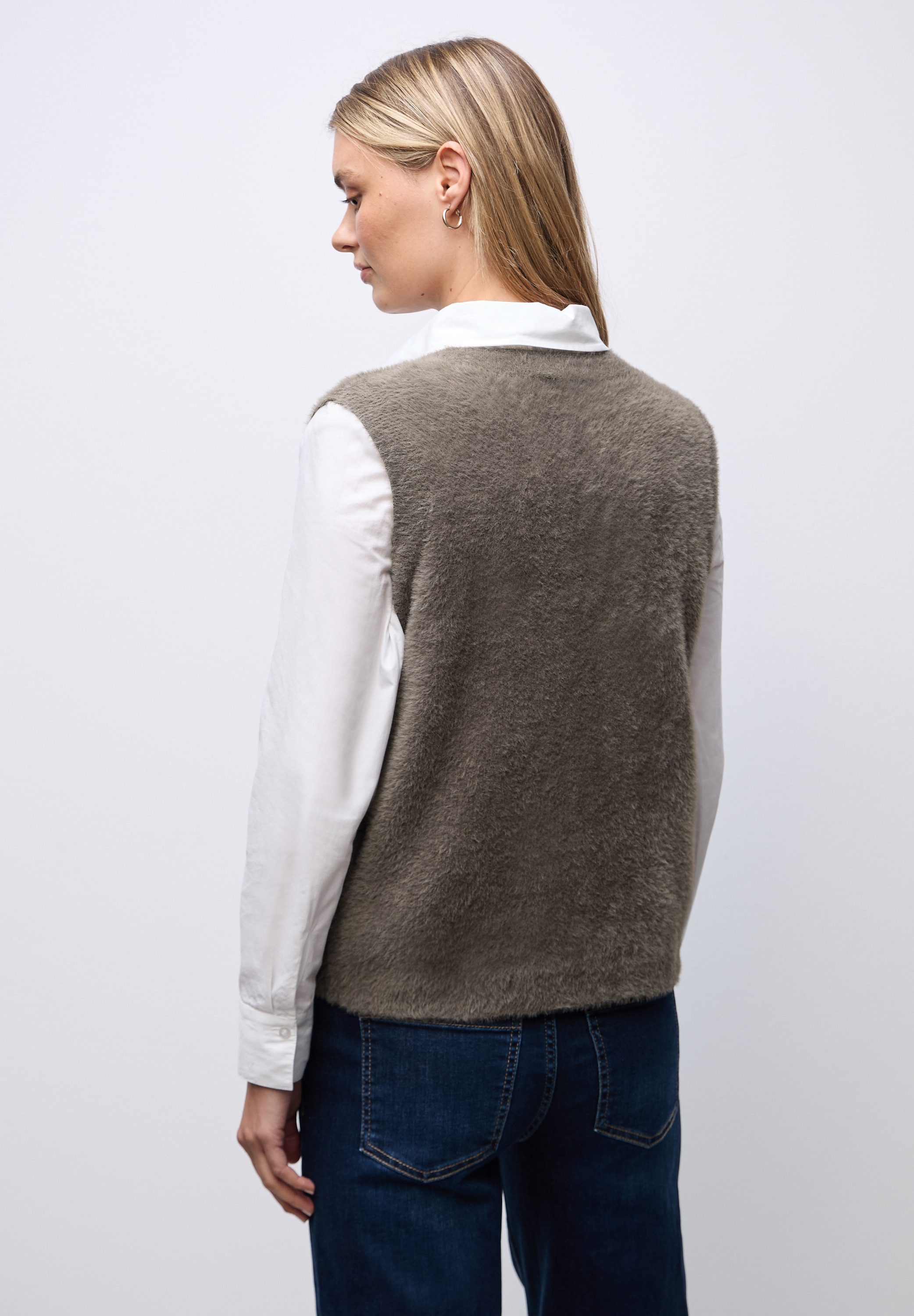 STREET ONE Pullunder aus softem Materialmix