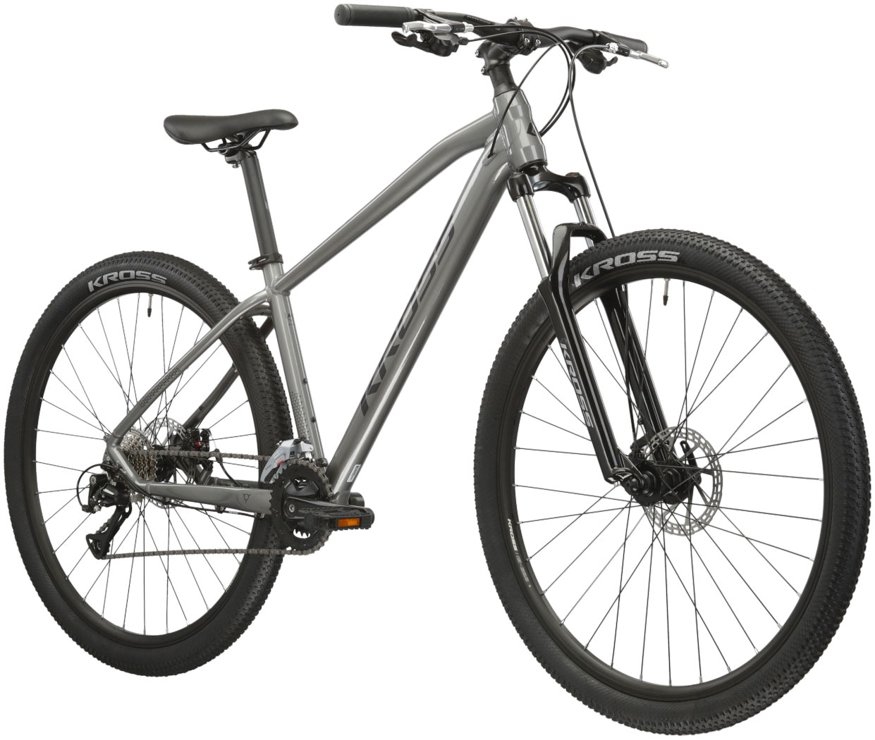 Kross Mountainbike »KROSS MTB Hardtail Hexagon 3.0 29" grau«, 16 Gang, Shimano, ACERA M3020 Schaltwerk, Kettenschaltung