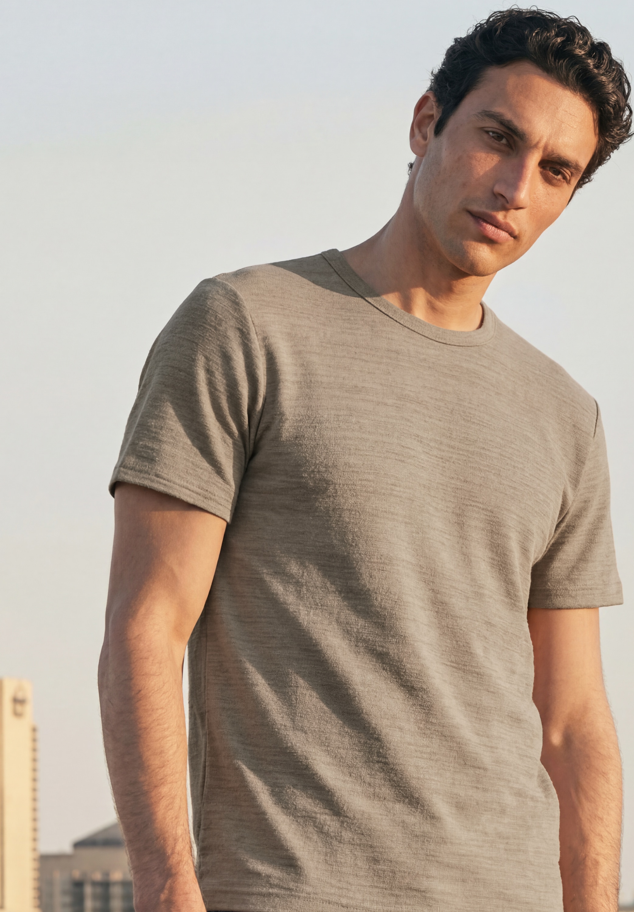 STREET ONE MEN T-Shirt mit Rundhalsausschnitt