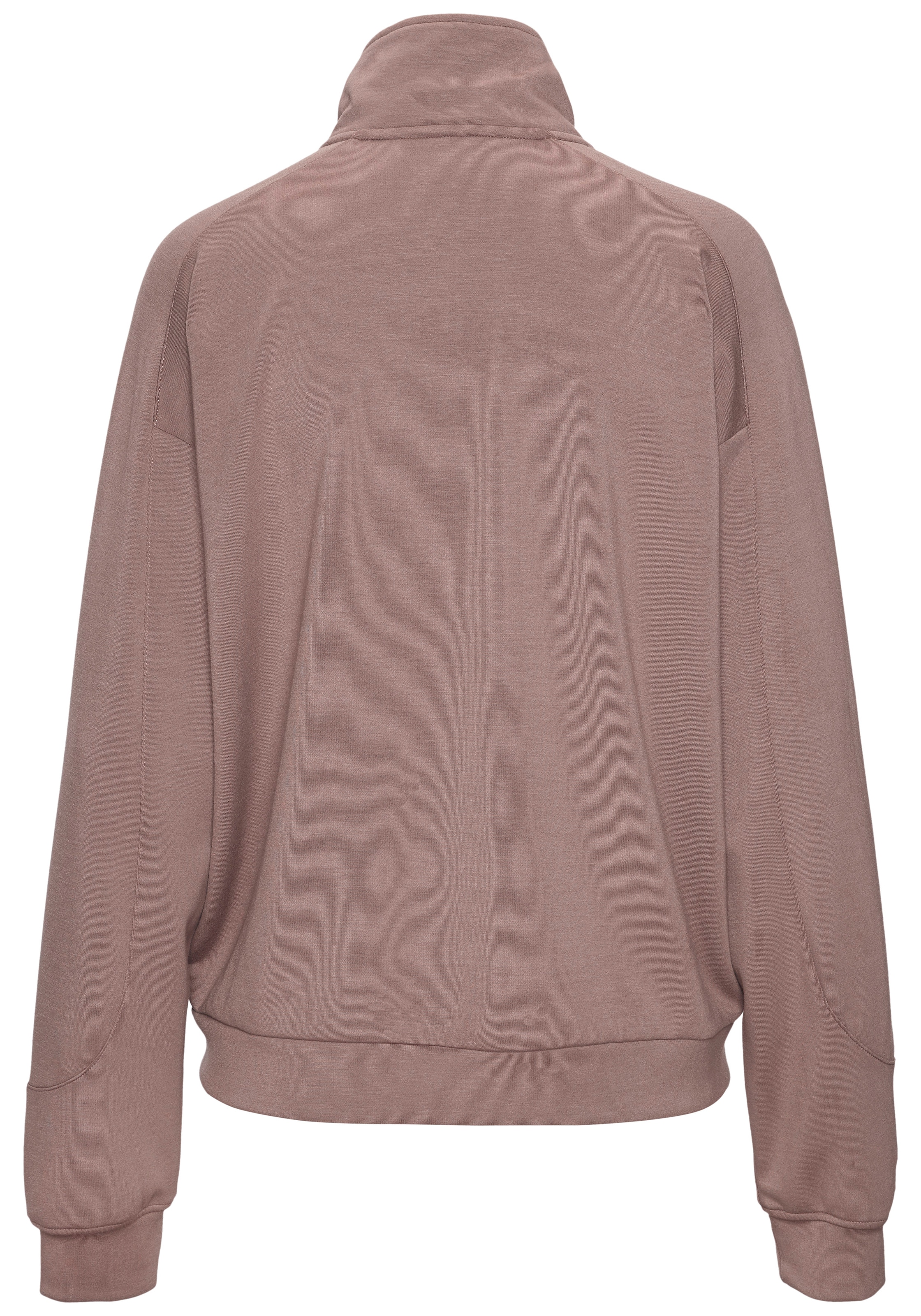 Sweatjacke COPENHAGEN STUDIOS, Damen, Gr. 44/46, braun, Sweatware, Obermaterial: 54% Modal, 40% Polyester, 6% Elasthan, unifarben, normal, ohne Ausschnitt, elastischer Bund, Sweatjacken Sweatjacke, aus hochwertigem Material 2