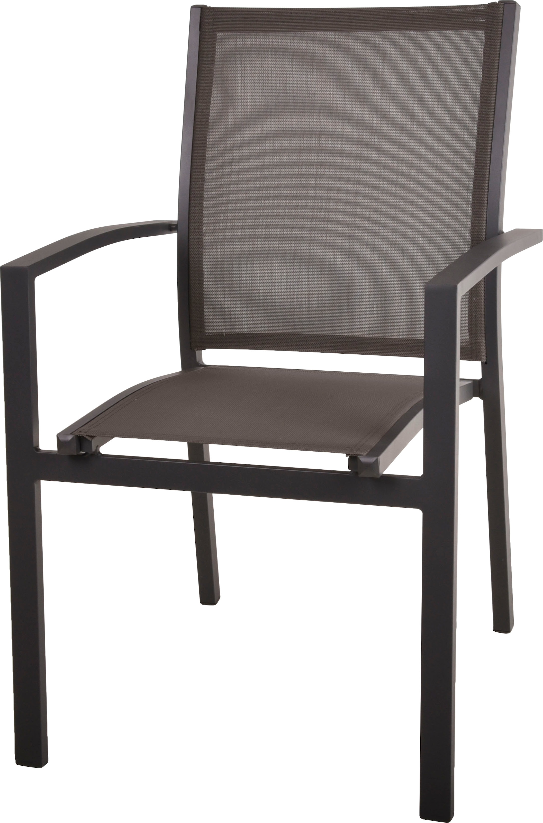 Garden Pleasure Garten-Essgruppe »SOPHIA«, (9 tlg., 1x Ausziehtisch, 8x Stapelstuhl), Ausziehbarer Tisch, Stühle stapelbar, geeignet für 8 Personen