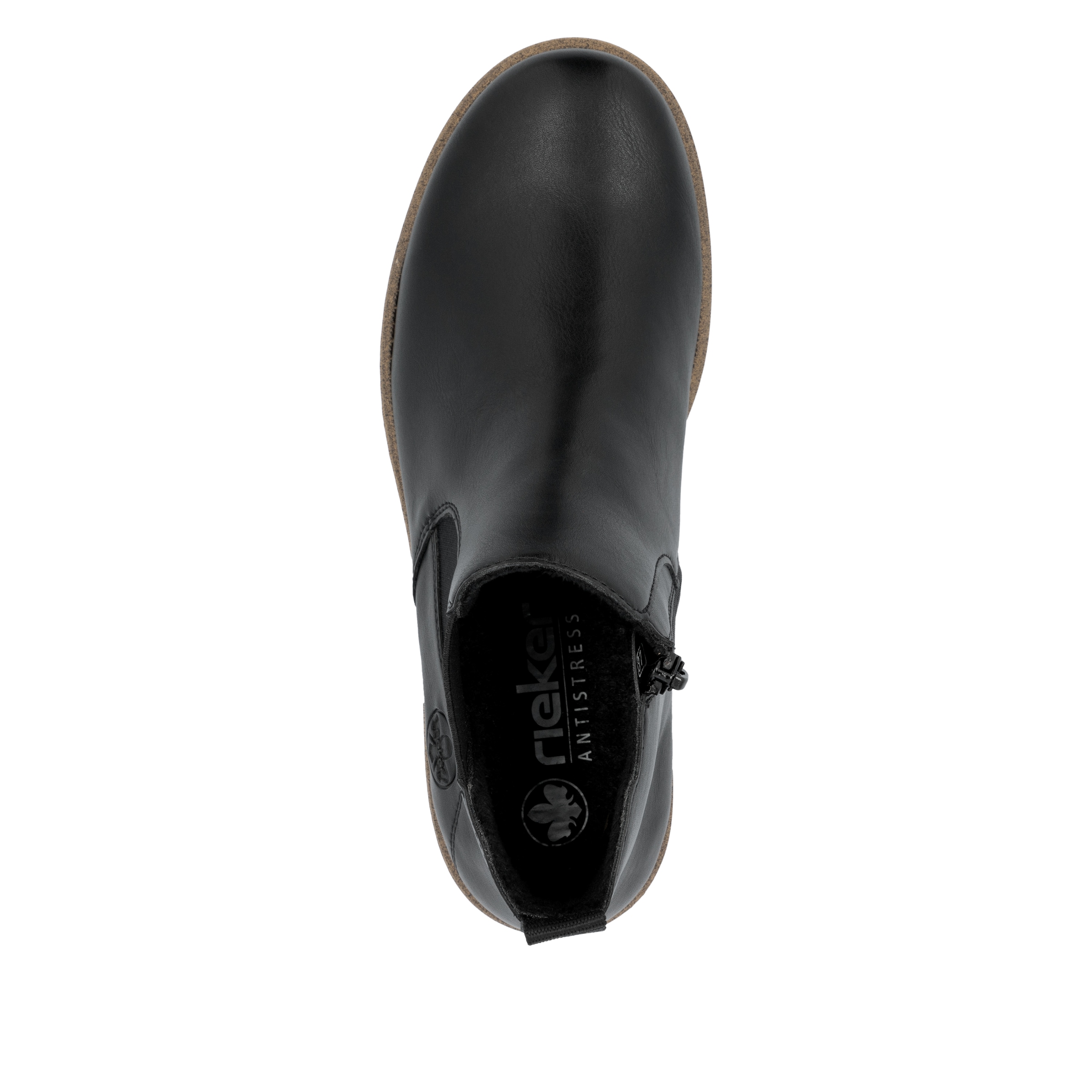 Rieker Chelseaboots, Stiefelette, Schlupfboots, Stretcheinsatz, mit Innenreißverschluss