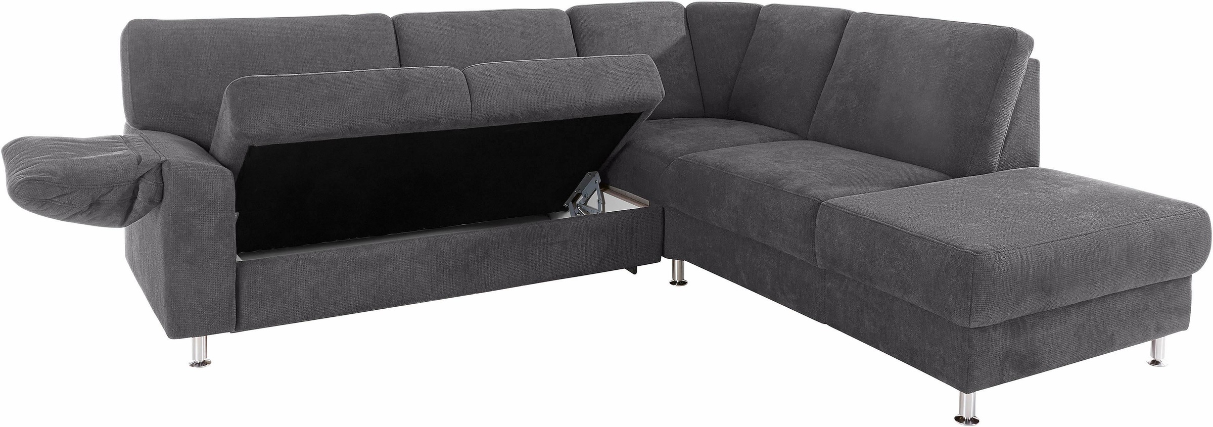 sit&more Ecksofa "Belfort L-Form", wahlweise mit Vorziehsitz und Bettkasten günstig online kaufen