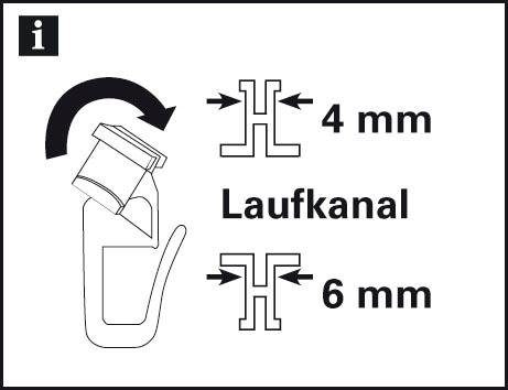 St.), (25 GARDINIA kaufen Flächenvorhang-Technik 3-läufig Serie »Duo | Atlanta BAUR X-Gleiter«, Klick-Gleiter