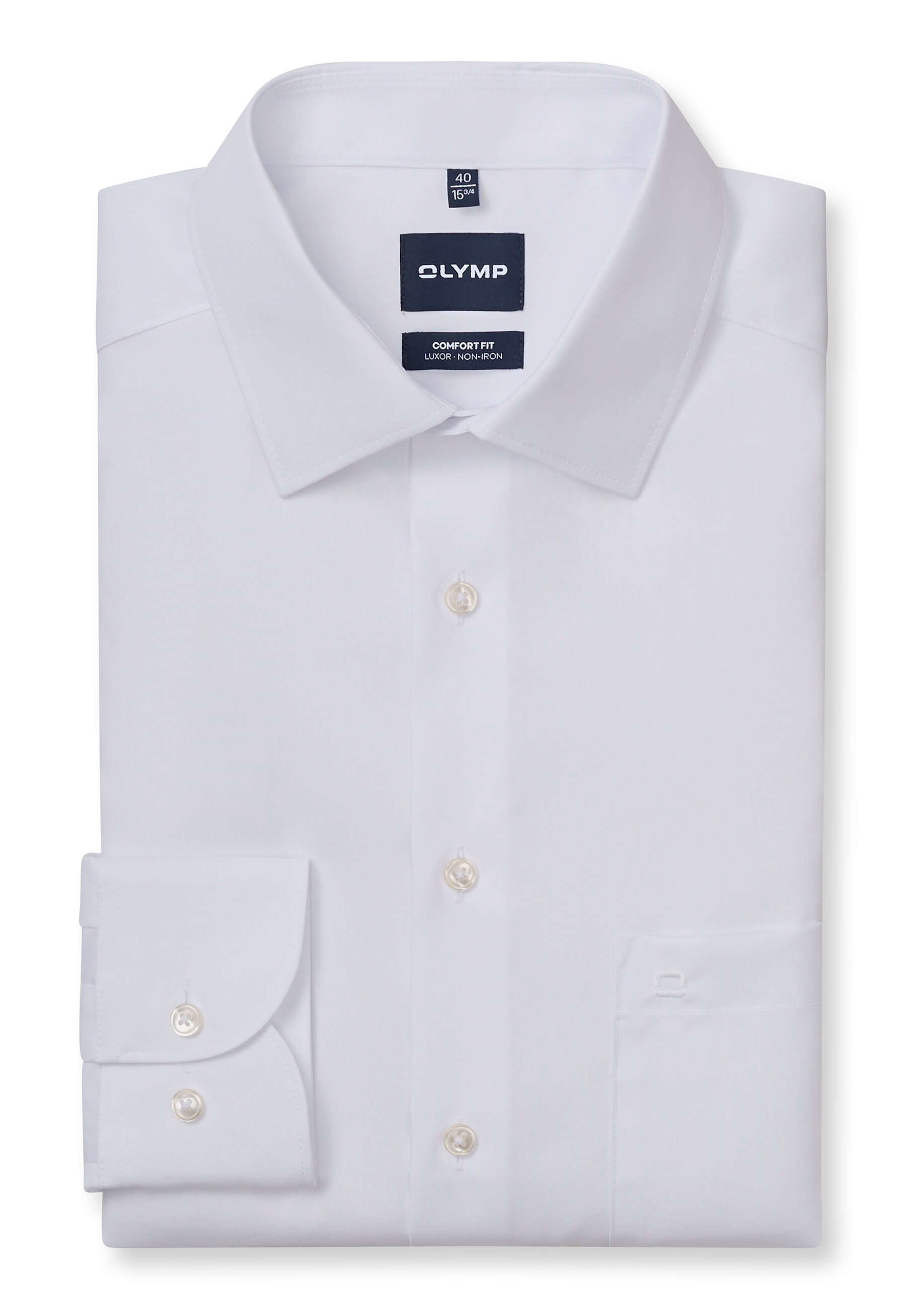 OLYMP Businesshemd »OLYMP Luxor, Comfort Fit, New Kent mit extra langem Arm«