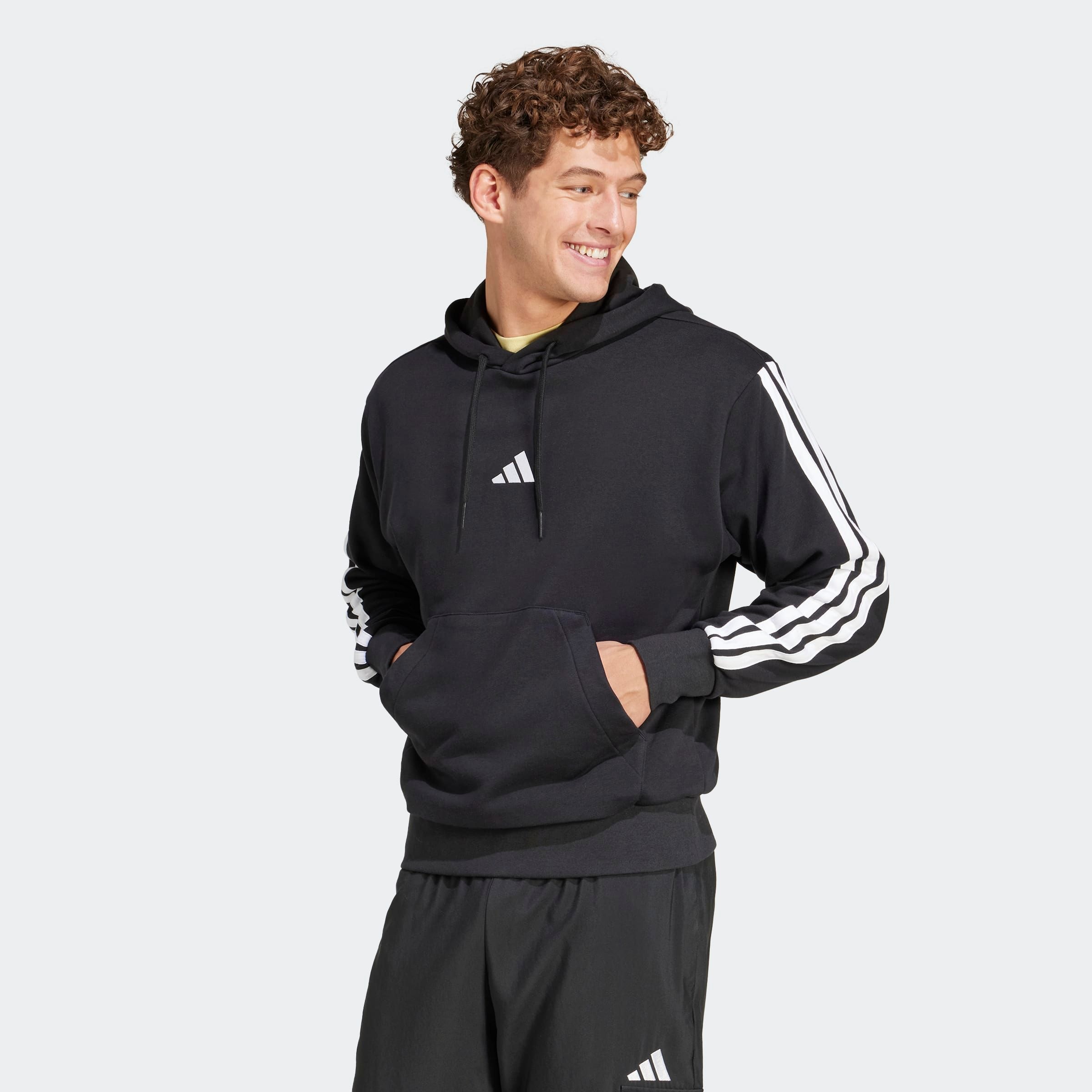 adidas Sportswear "ESSENTIALS 3-STREIFEN FRENCH TERRY HOODIE"