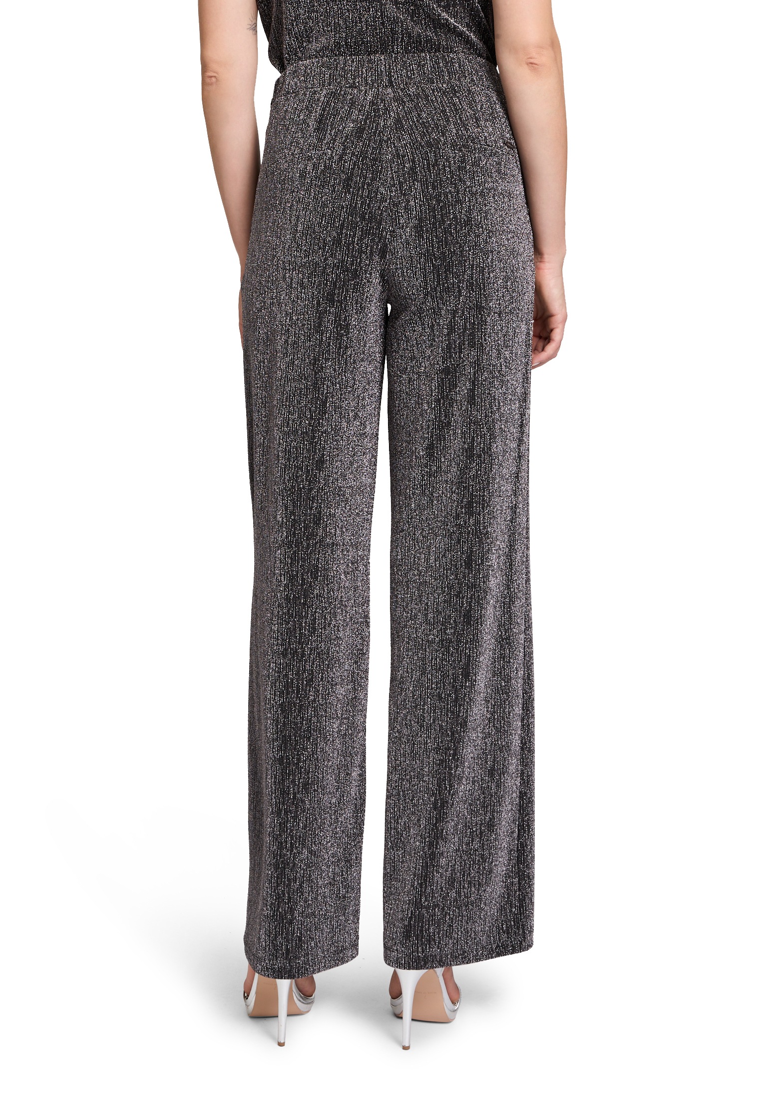 Betty&Co Stoffhose »Betty & Co Stoffhose im Glitzer-Look«, Material