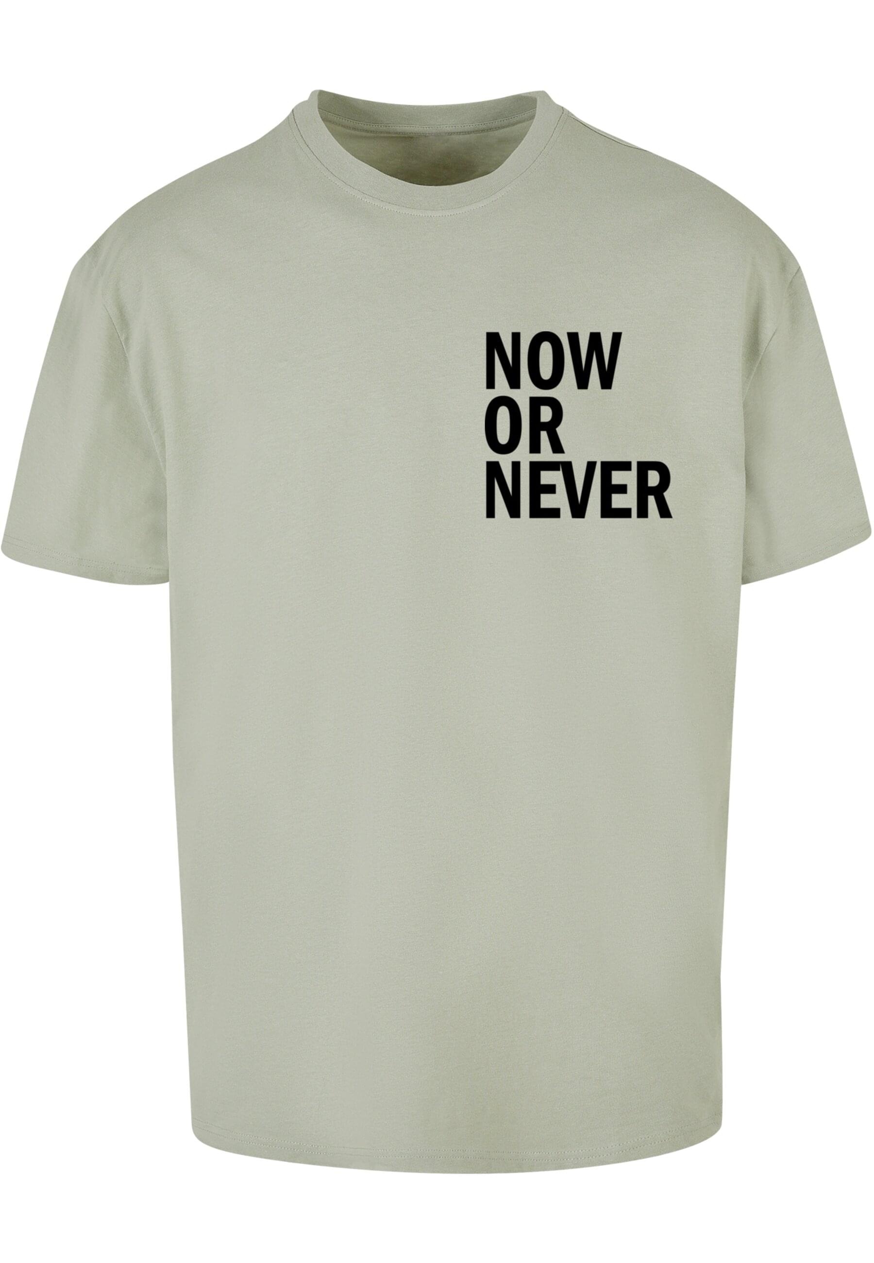 T-Shirt »Merchcode Herren Now Or Never Heavy Oversize Tee«