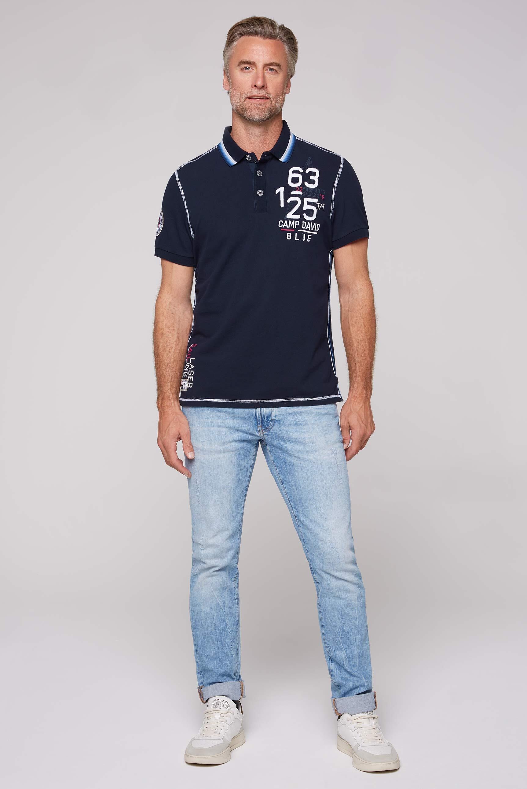 CAMP DAVID Poloshirt, mit Elasthan-Anteil