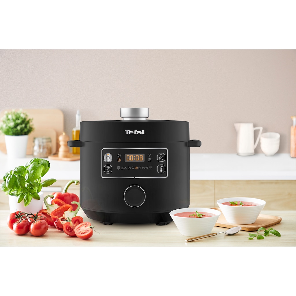 Tefal Multikocher »CY7548 Turbo Cuisine«, elektrischer Schnellkochtopf, 10 automatische Programme, vielseitig