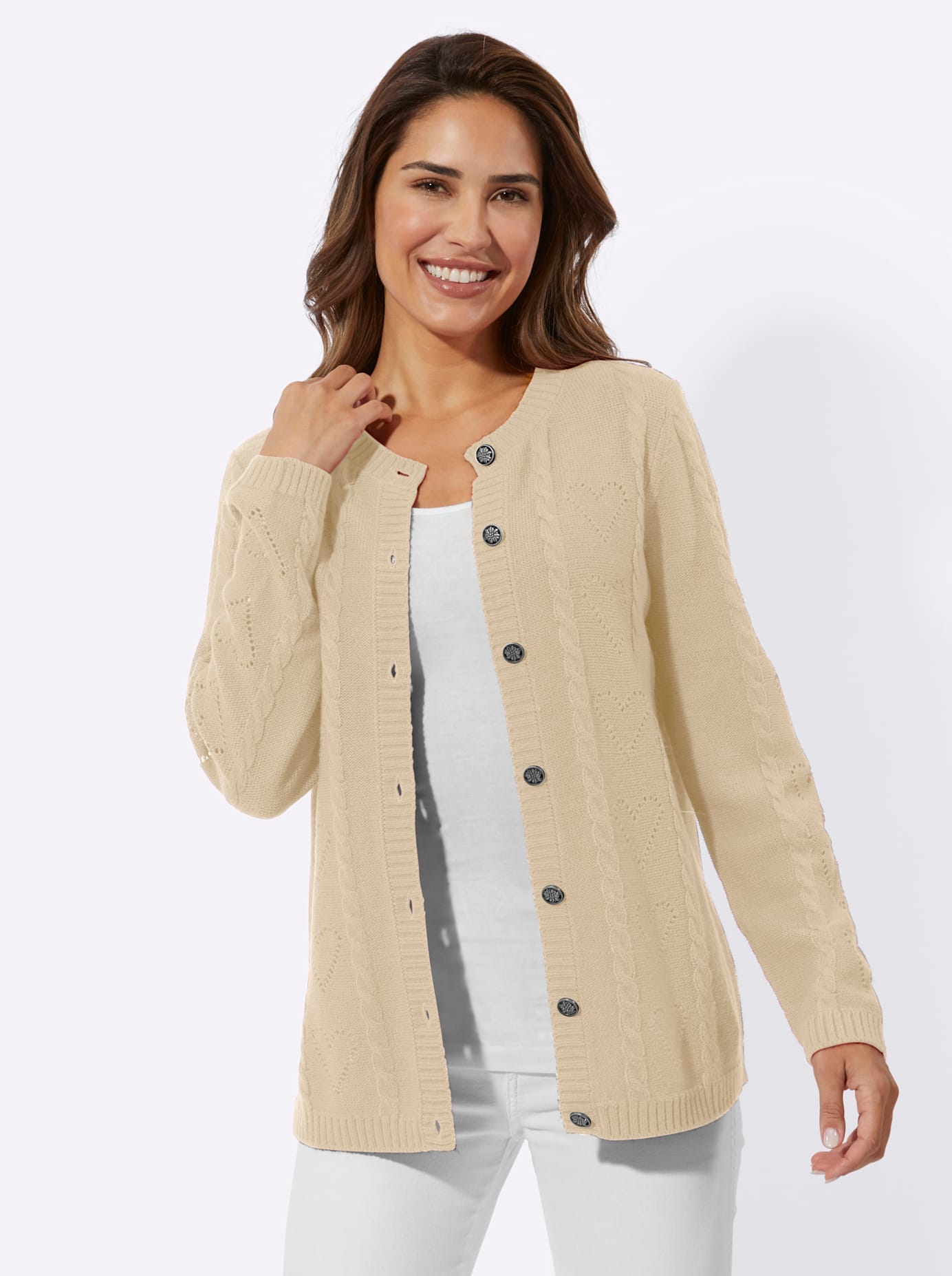 Classic Basics Strickjacke