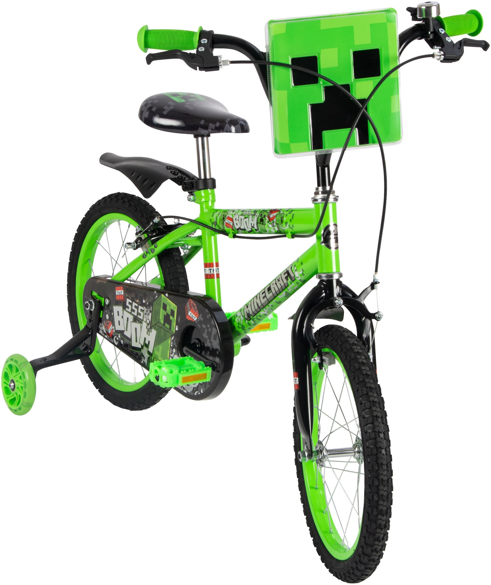 Huffy Kinderfahrrad »Minecraft Kinder 16 Zoll Fahrrad«
