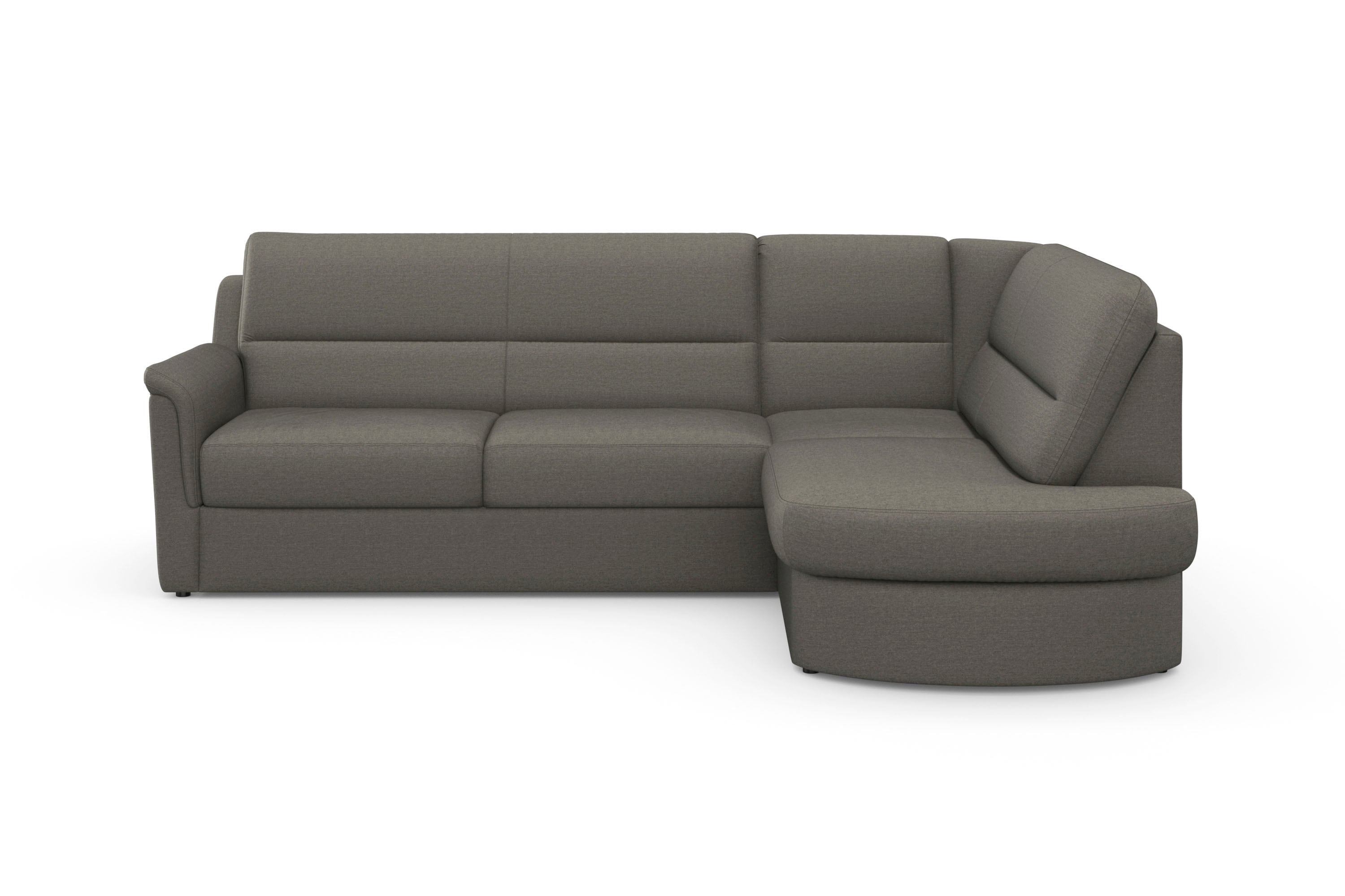 sit&more Ecksofa "Panini L-Form" wahlweise mit Vorziehsitz und Bettkasten