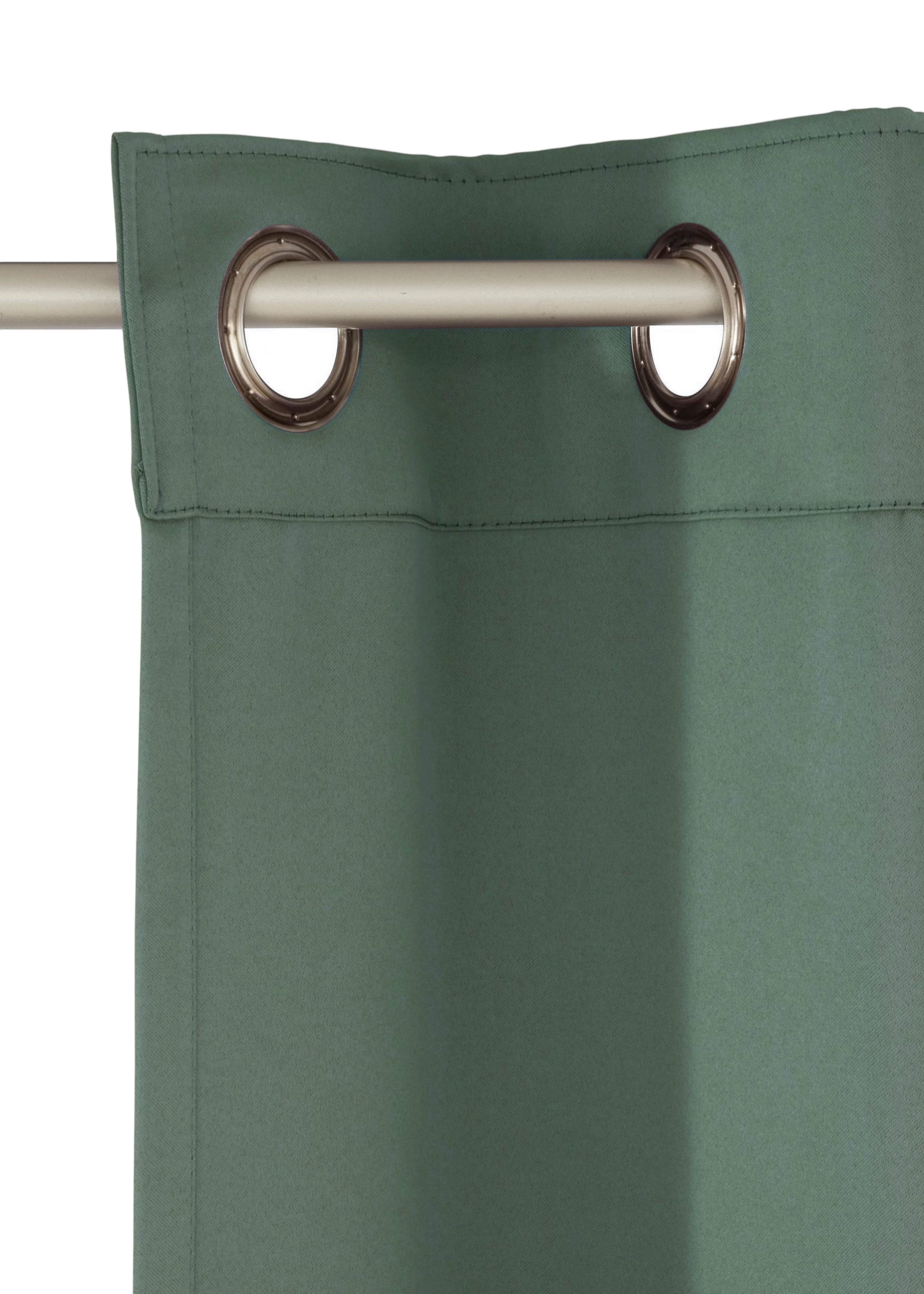 OTTO home Verdunkelungsvorhang »Solana, Ösen, verdunkelnd, 2er Set, Topseller« Ösen 2 Stk. tlg. 2-er Set, Breite 140 cm, einfarbig
