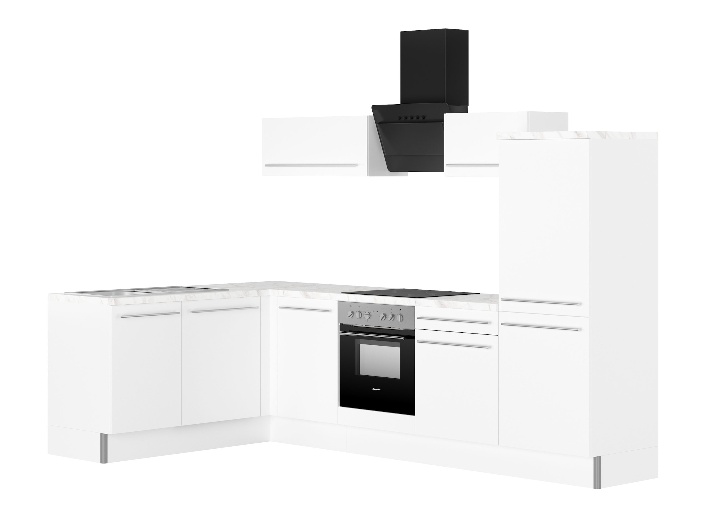 KOCHSTATION Küche "KS-Bern2", Stellmaße 175 x 295 cm, wahlweise mit E-Gerät günstig online kaufen