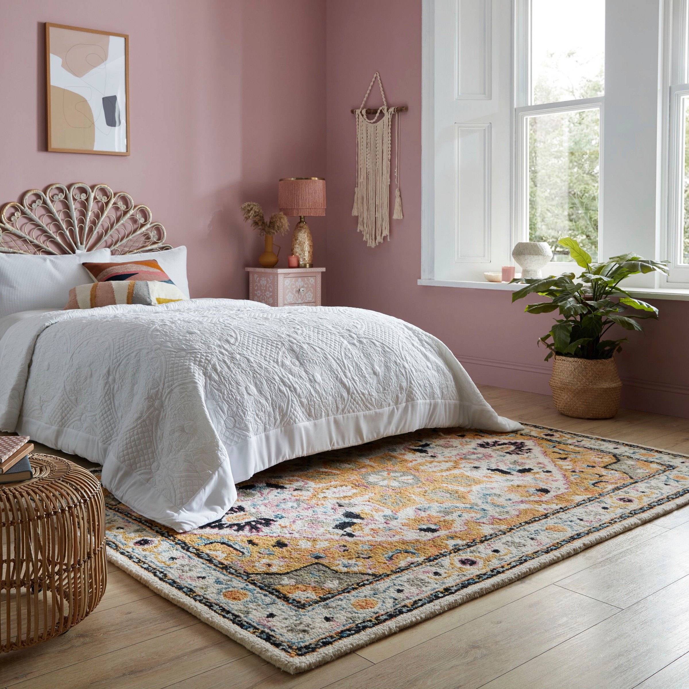 FLAIR RUGS Wollteppich »Dhalia«, rechteckig, 10 mm Höhe