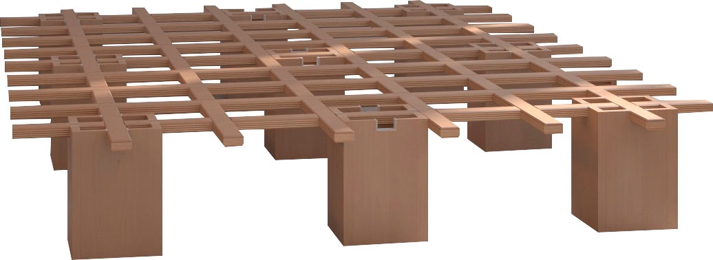 Tojo Bett "Tojo-system" einfache Montage ohne Werkzeug, in verschiedenen Br günstig online kaufen