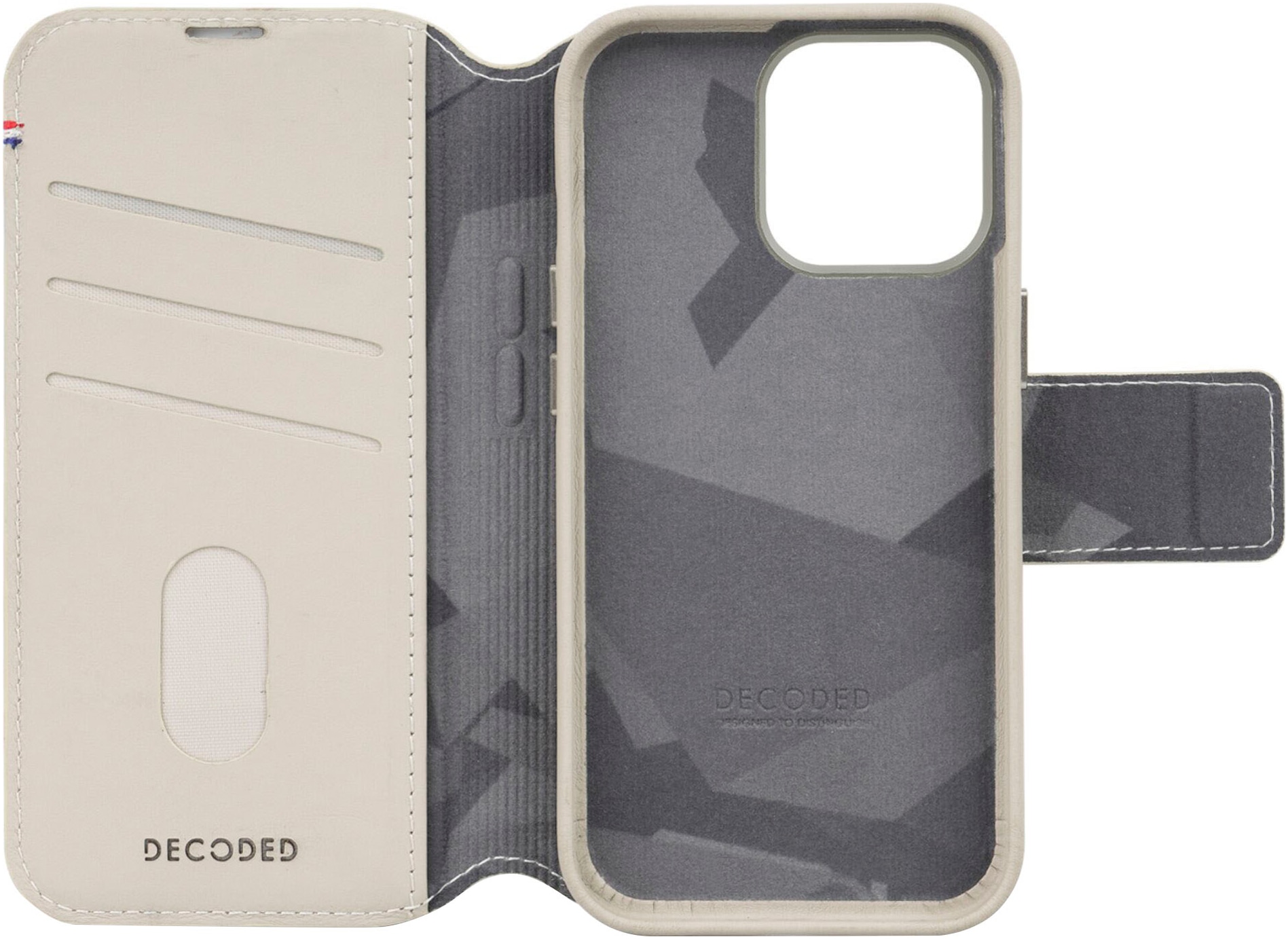 DECODED Smartphone-Hülle »Leather Detachable Wallet iPhone 15 Pro Max«, iPhone 15 Pro Max, 17 cm (6,7 Zoll)
