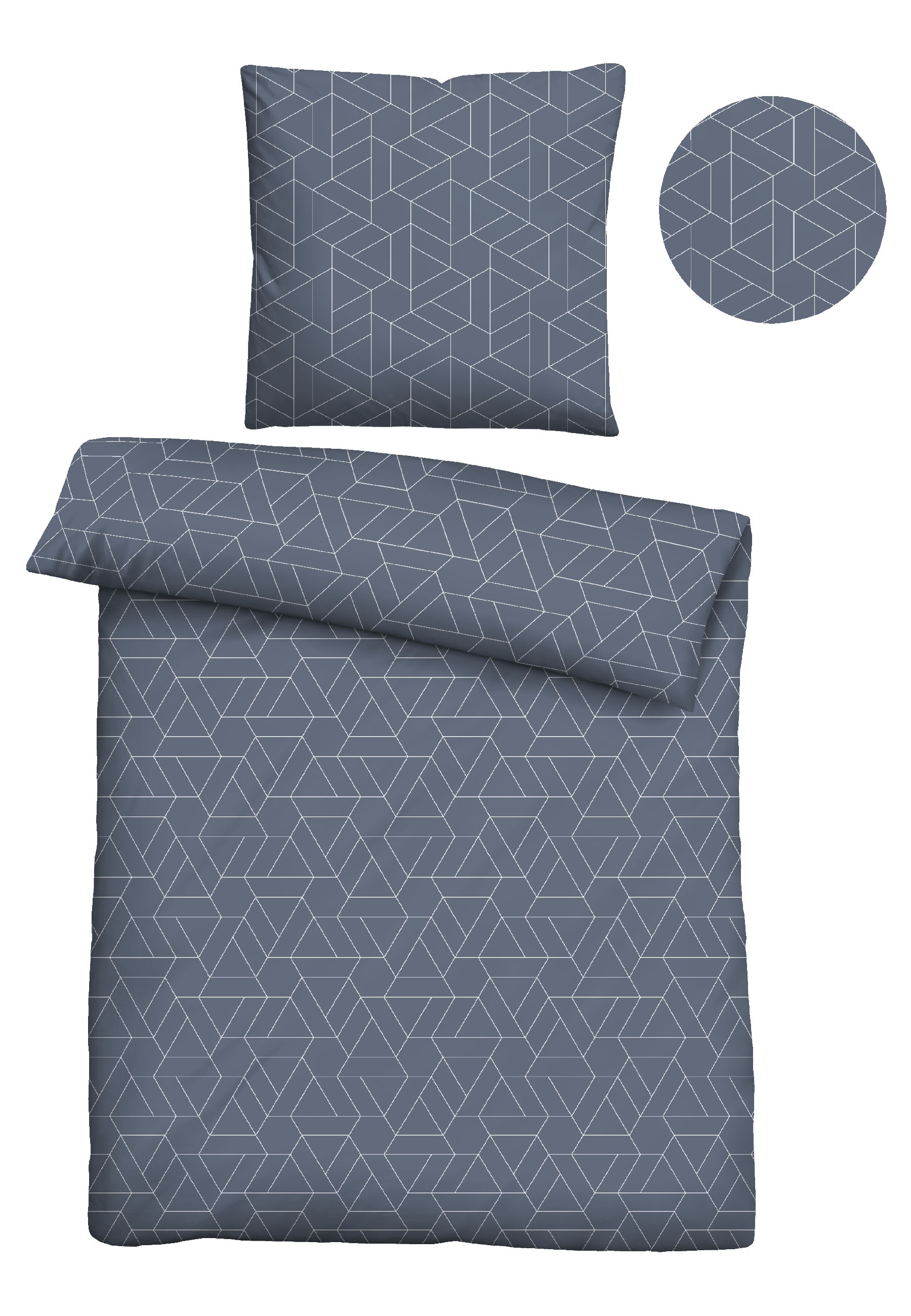 Castell - Markenbettwäsche Bettwäsche "0351104" 2 Stk. tlg. Poly-Cotton, wo günstig online kaufen
