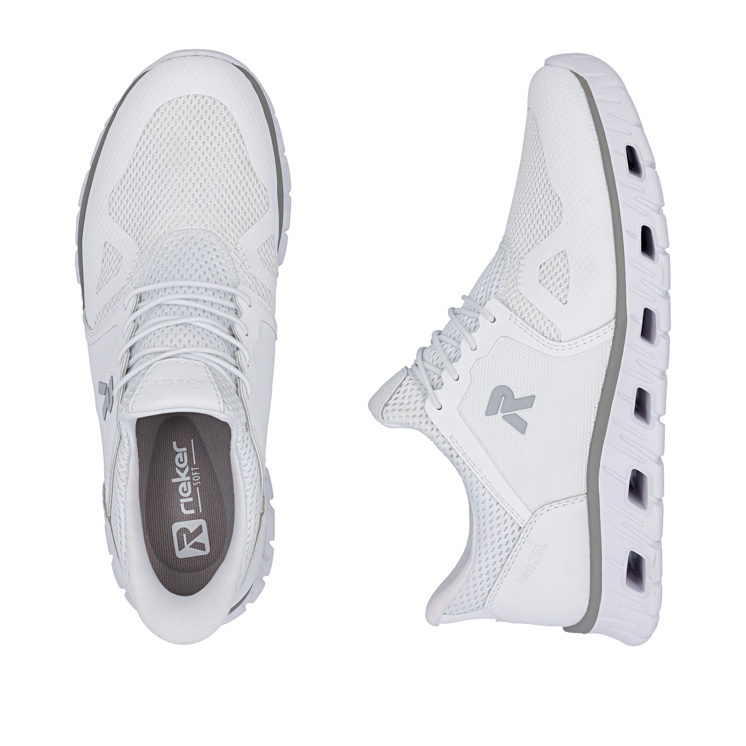 Rieker Slip-On Sneaker »Ready2GO«  Schlupfschuh, Freizeitsneaker mit Gummizug und weichem Schaftrand