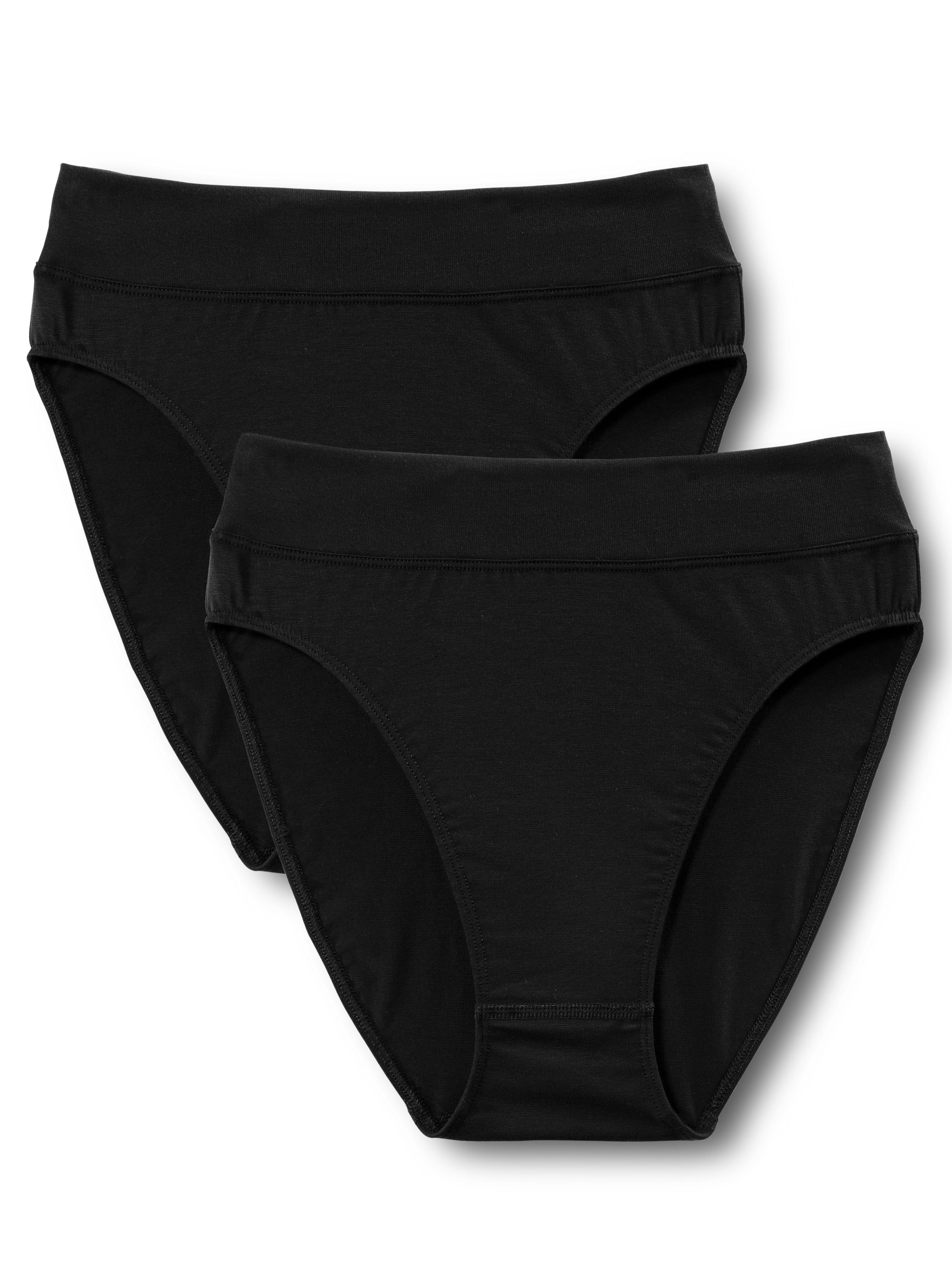 CALIDA High-Waist-Slip "Elastic Duopack" breiter Softbund, elastisch, atmungsaktiv, weich
