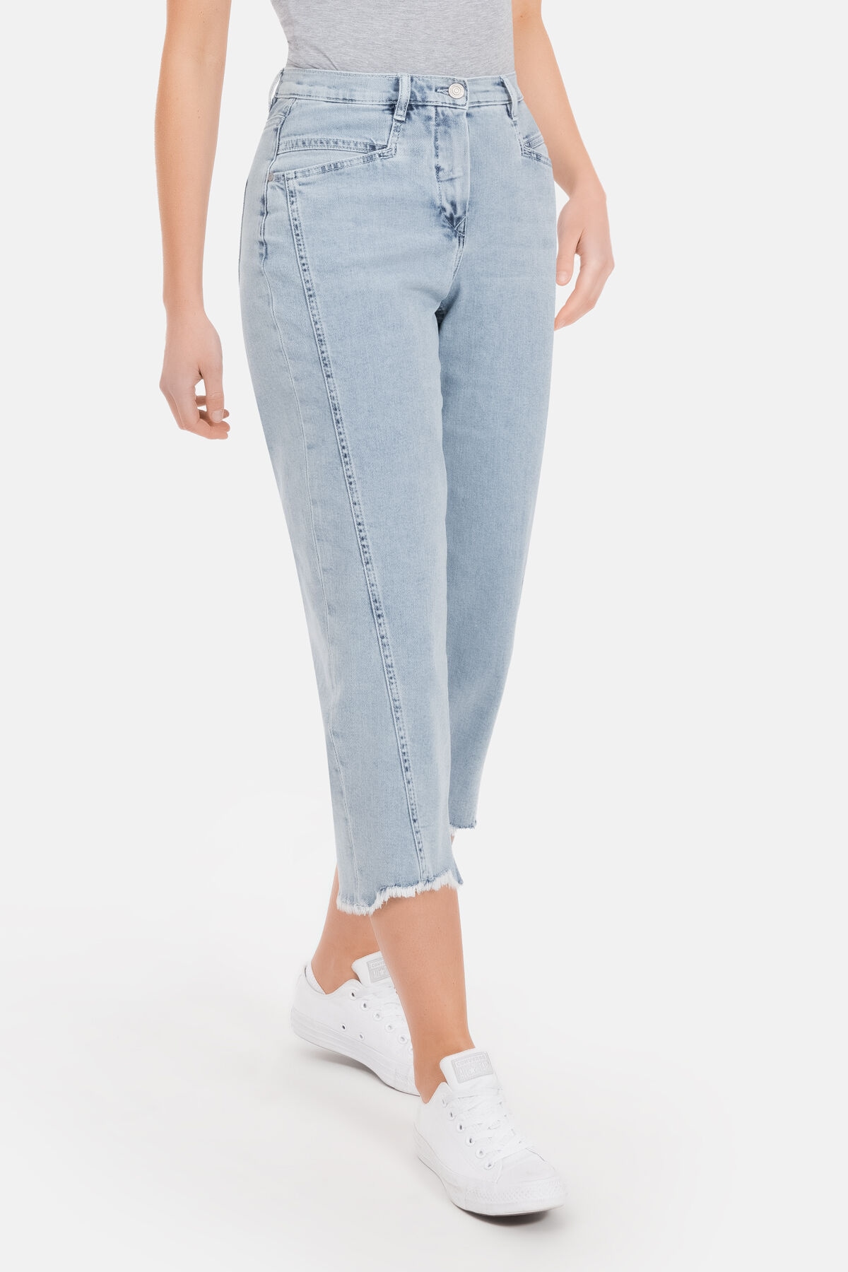 5-Pocket-Jeans »Jeans«, im Fransenlook