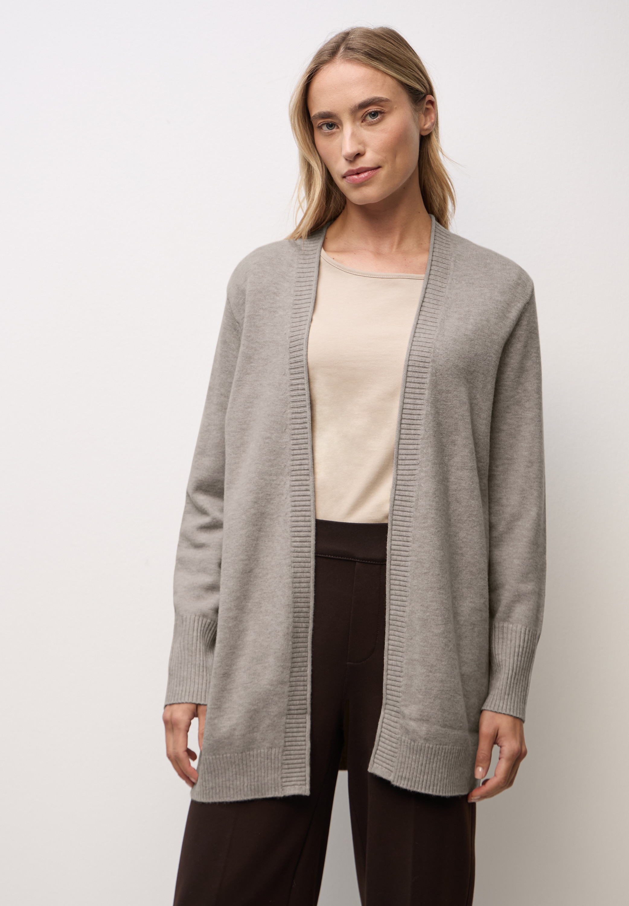 STREET ONE Strickjacke in Unifarbe günstig online kaufen