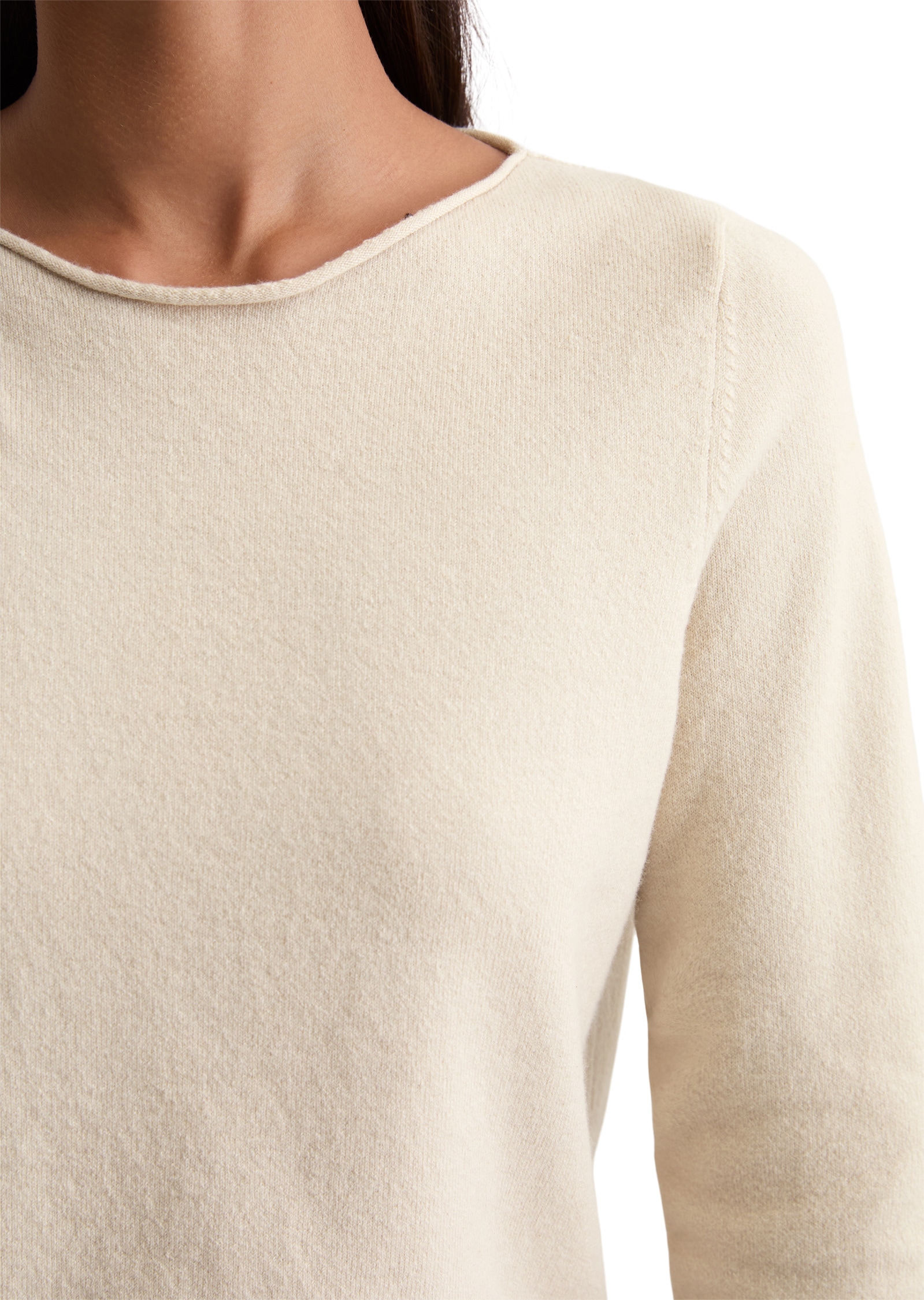 Marc O'Polo Strickpullover »aus softem Baumwolle-Schurwolle-Mix«