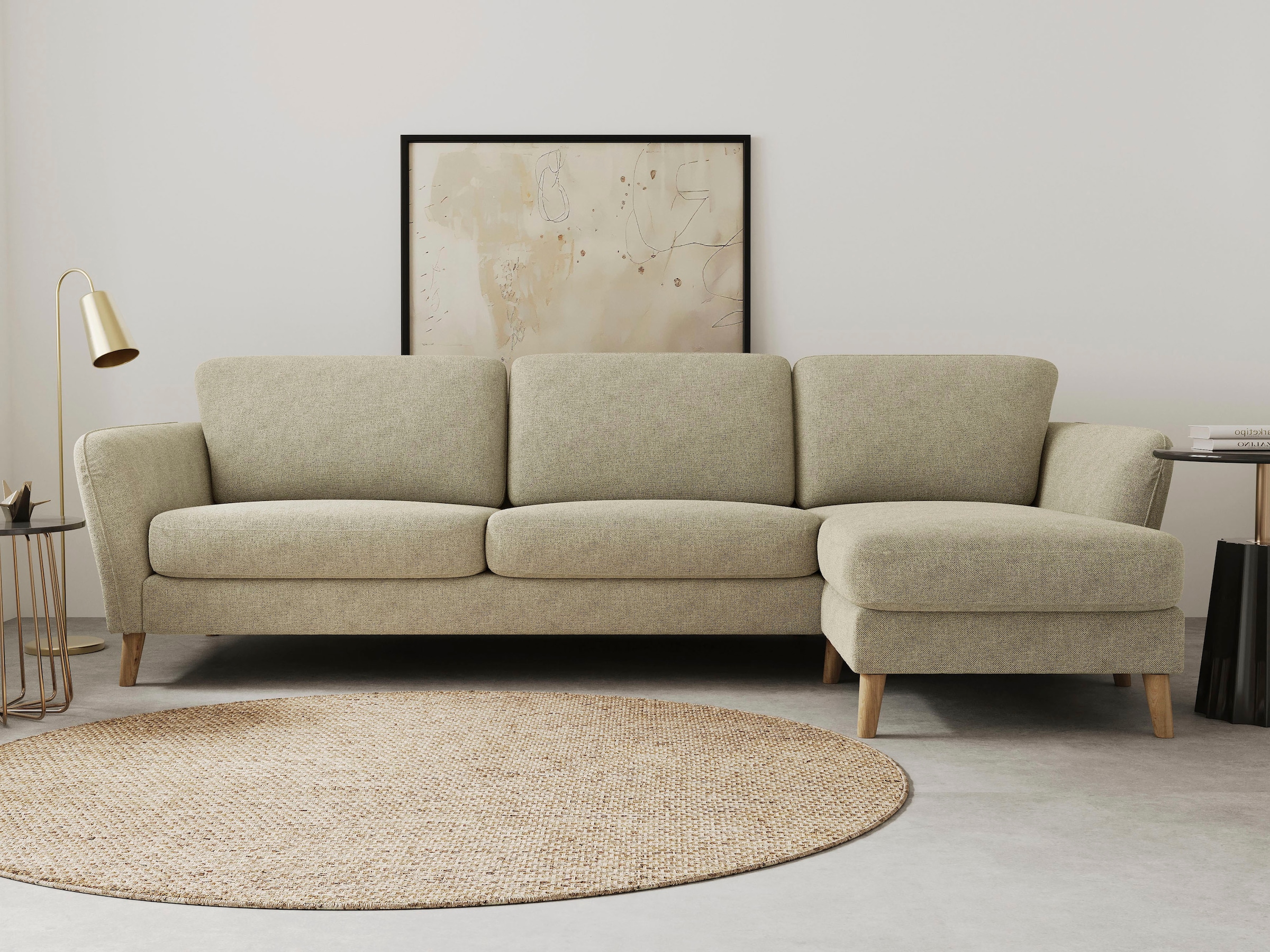 Home affaire Ecksofa "MARSEILLE (279/152cm),L-Form, Rec. rechts/links, vers günstig online kaufen